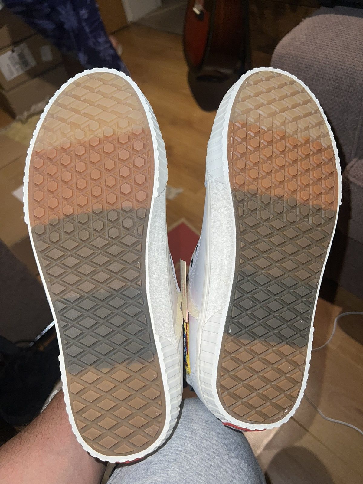 NASA × Vans Vans NASA X Sk8-Hi MTE Space Voyager True White Shoes Size US 11 / EU 44 - 9 Thumbnail