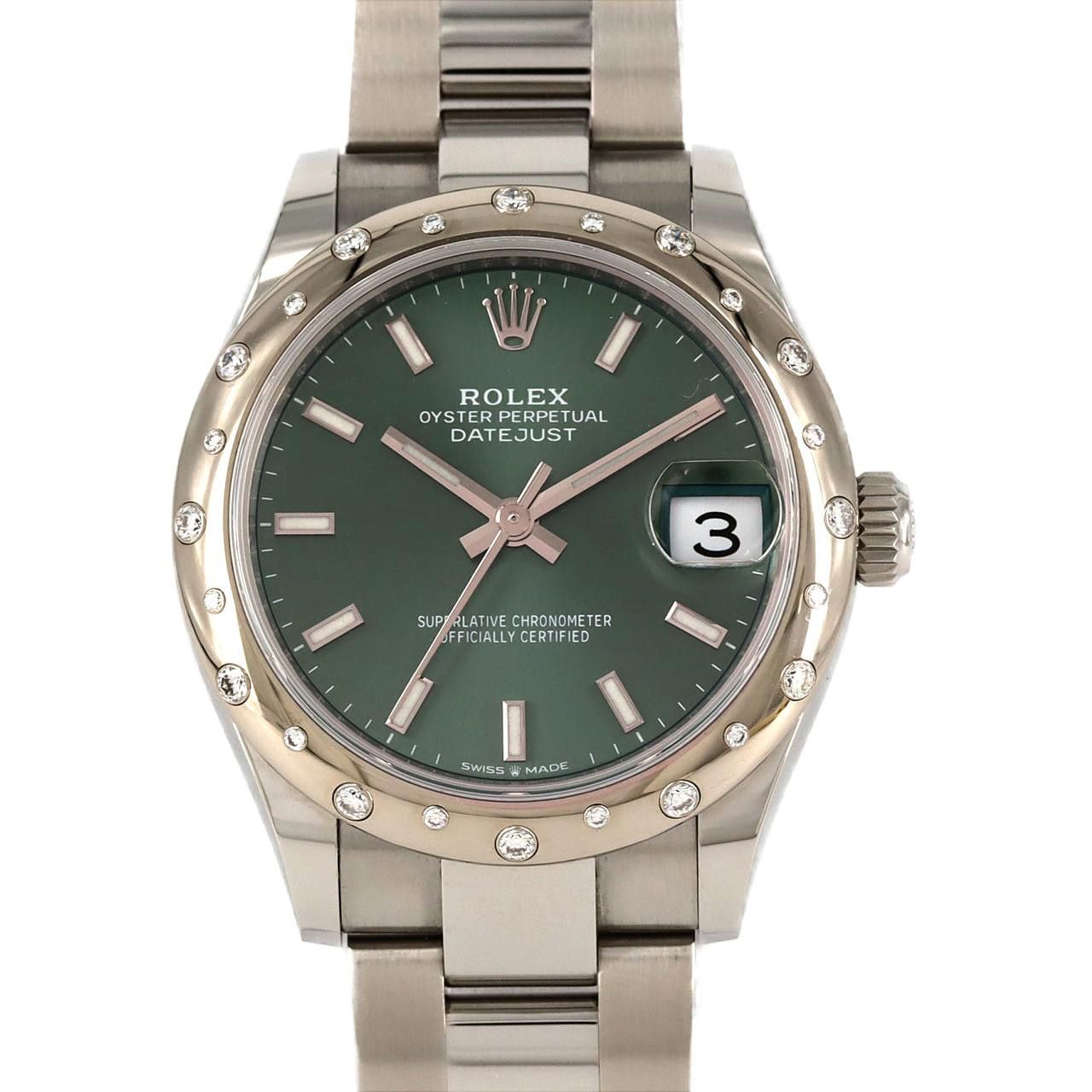 Rolex Rolex Datejust Stainless Steel x White Gold Automatic Metal Automatic 278344RBR DUTY FREE for USA