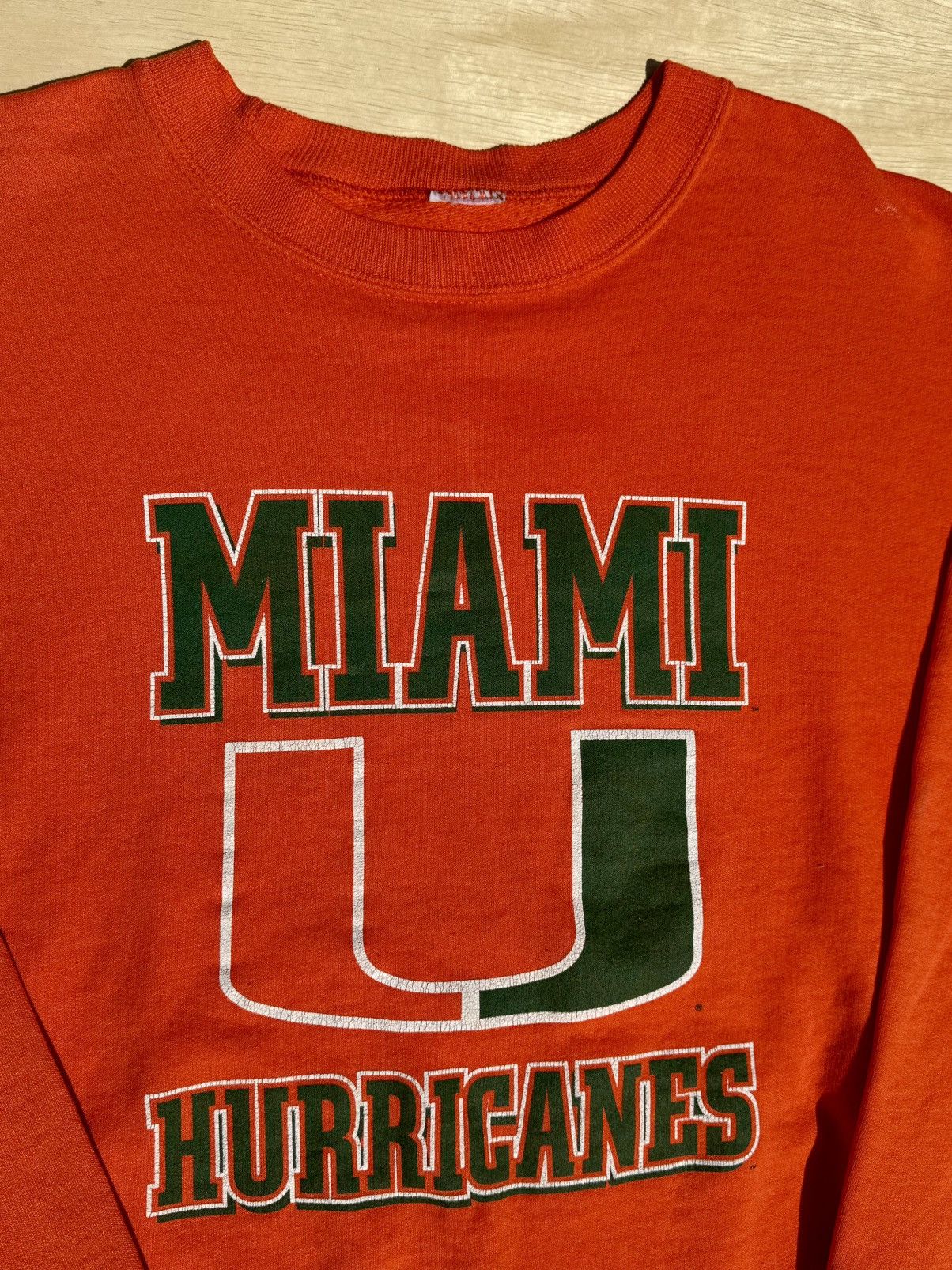 Vintage Miami Hurricanes University 80’s Vintage College Sweatshirt Size US M / EU 48-50 / 2 - 5 Thumbnail