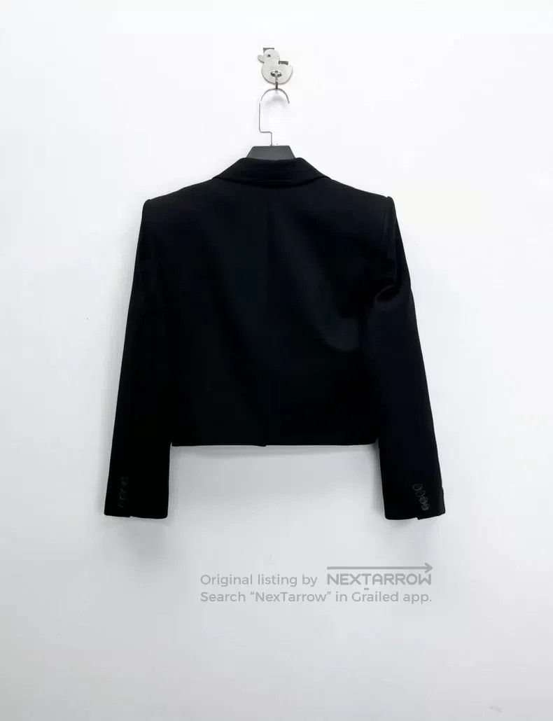 Saint Laurent Paris Saint Laurent Paris size 34 Black Fine Wool Short Blazer Size XS / US 0-2 / IT 36-38 - 2 Thumbnail