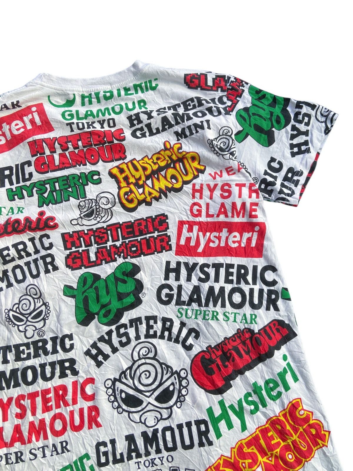 Hysteric Glamour HYSTERIC GLAMOUR BABY ALL OVER PRINT TEE Size US XL / EU 56 / 4 - 11 Thumbnail