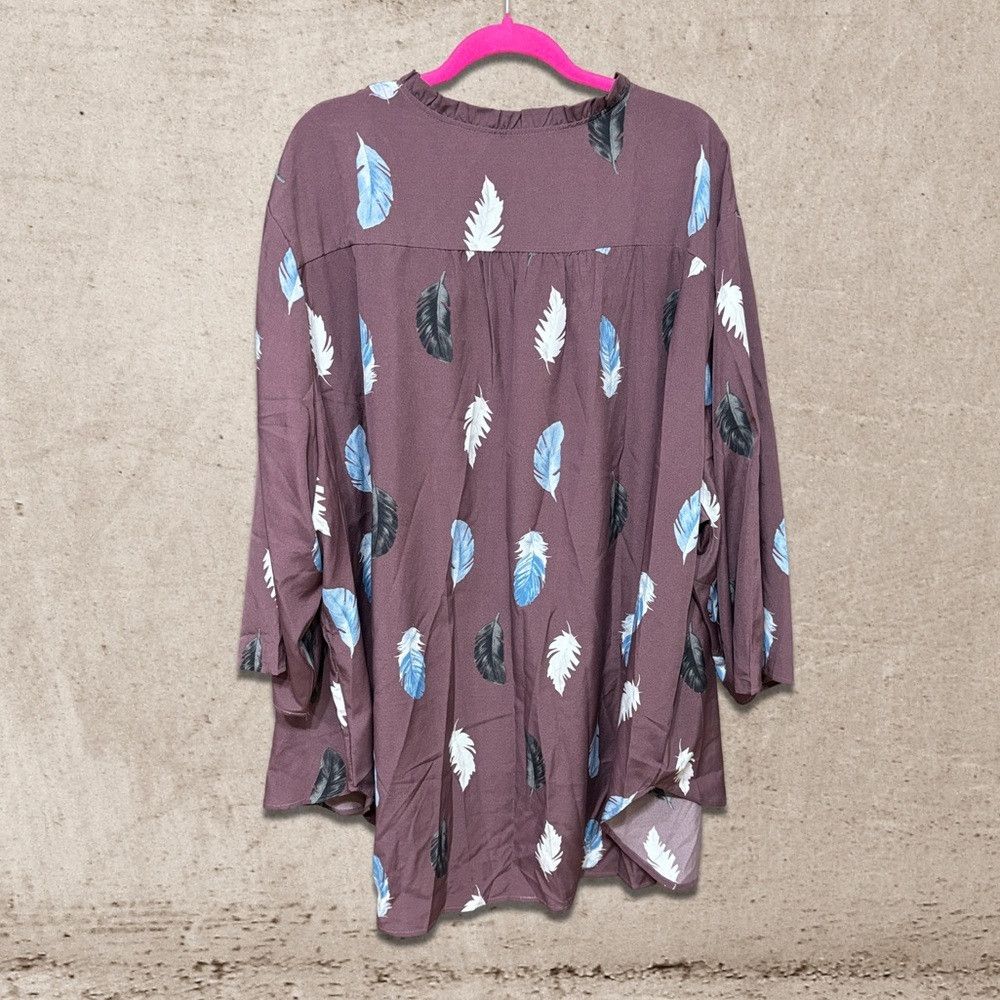 Other Jersey feather Top Size 4XL / US 24-26 - 2 Thumbnail