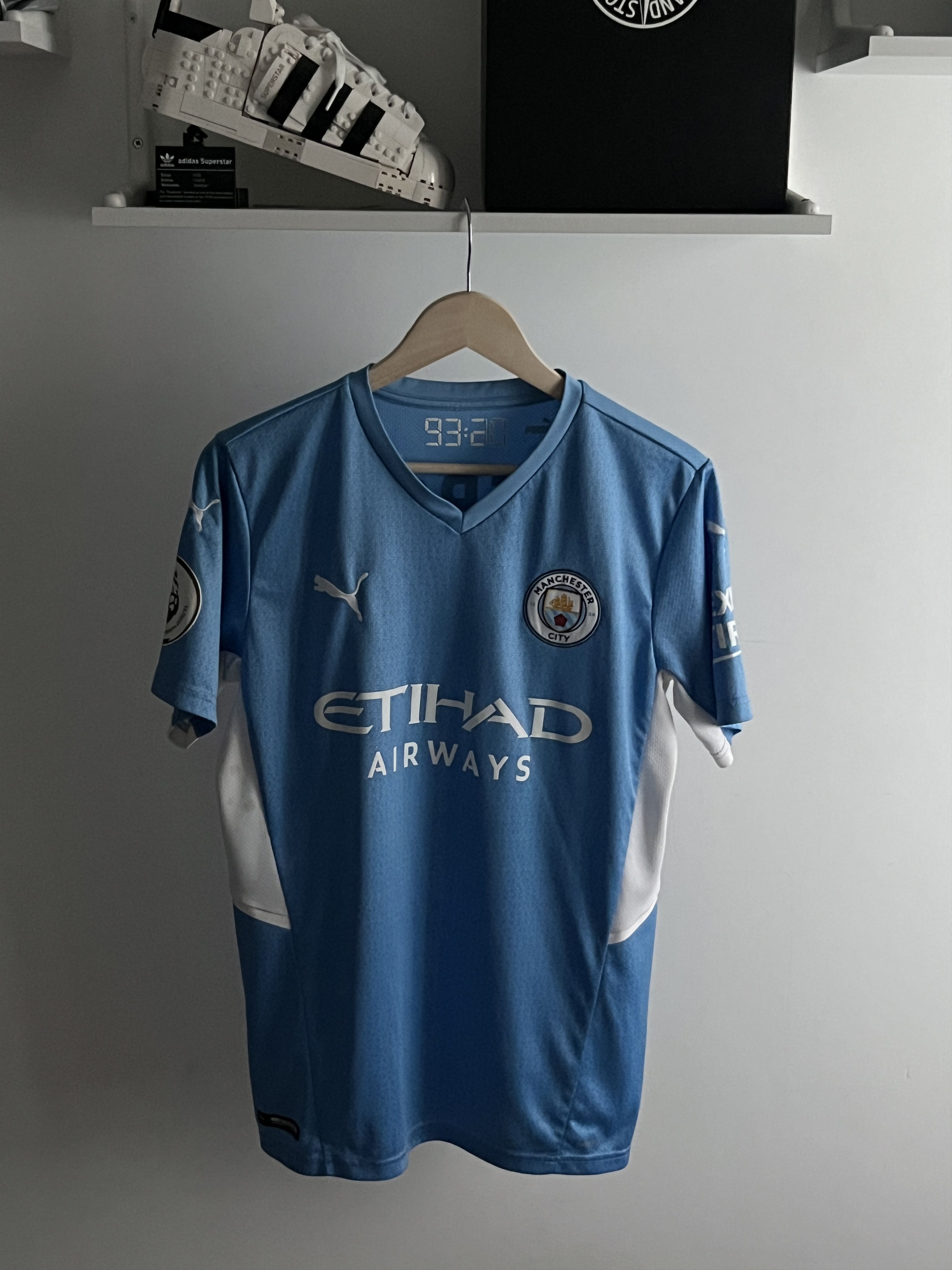 Puma × Vintage Soccer Jersey Puma Manchester City 2020/21 Champions Size US M / EU 48-50 / 2 - 1 Thumbnail