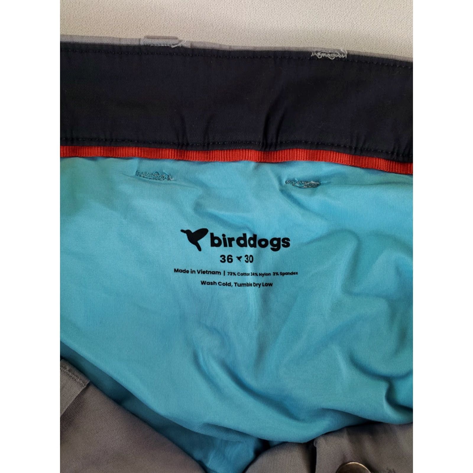 Vintage Birddogs Lined Stretch Khakis Pants Gray Mens 36x30 Inseam 29 Chino Regular 36 Mens Gray Birddogs Size US 36 / EU 52 - 2 Thumbnail