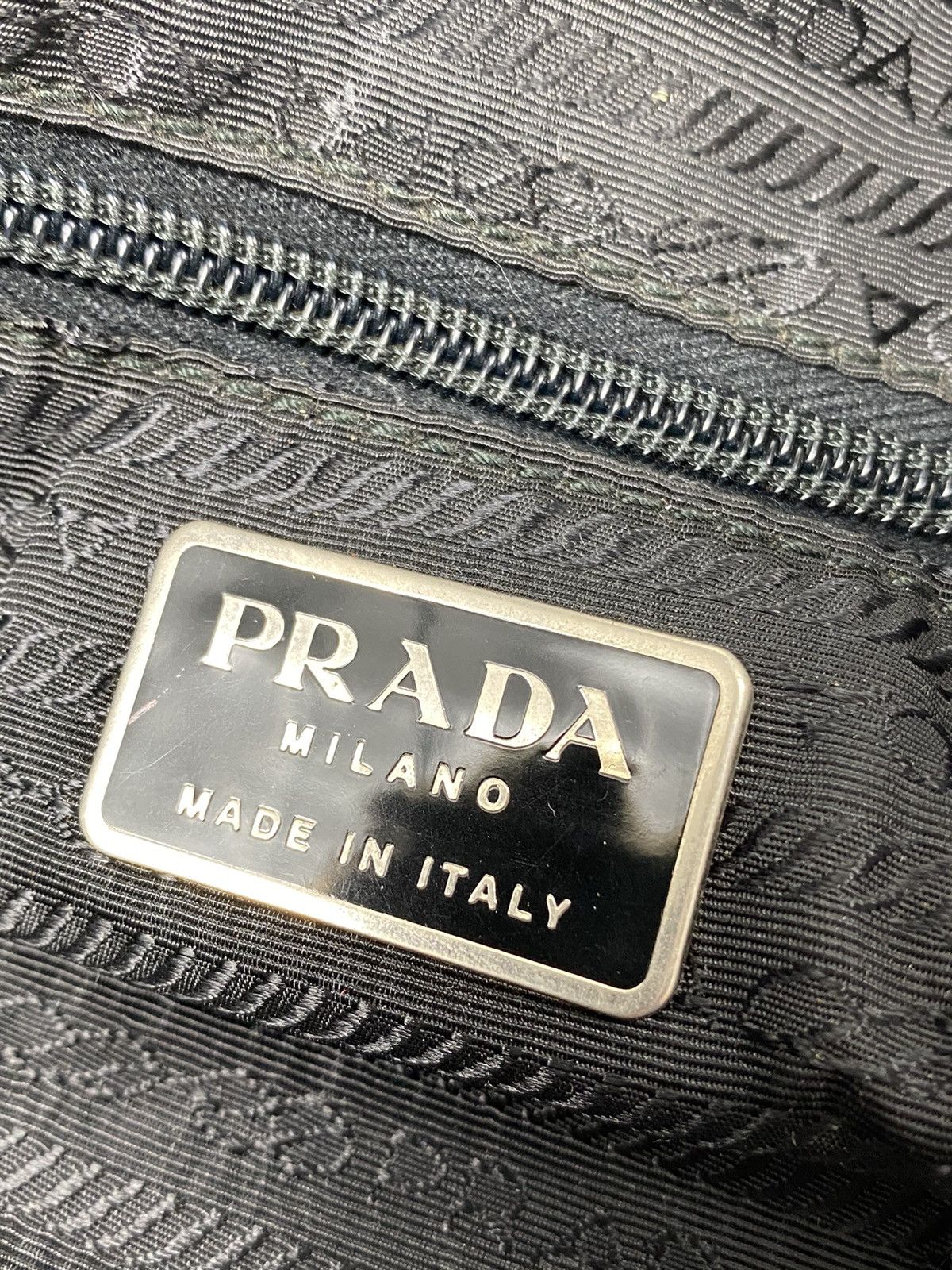 Prada Prada Tessuto Nero Nylon Shoulder Bag Size ONE SIZE - 9 Thumbnail
