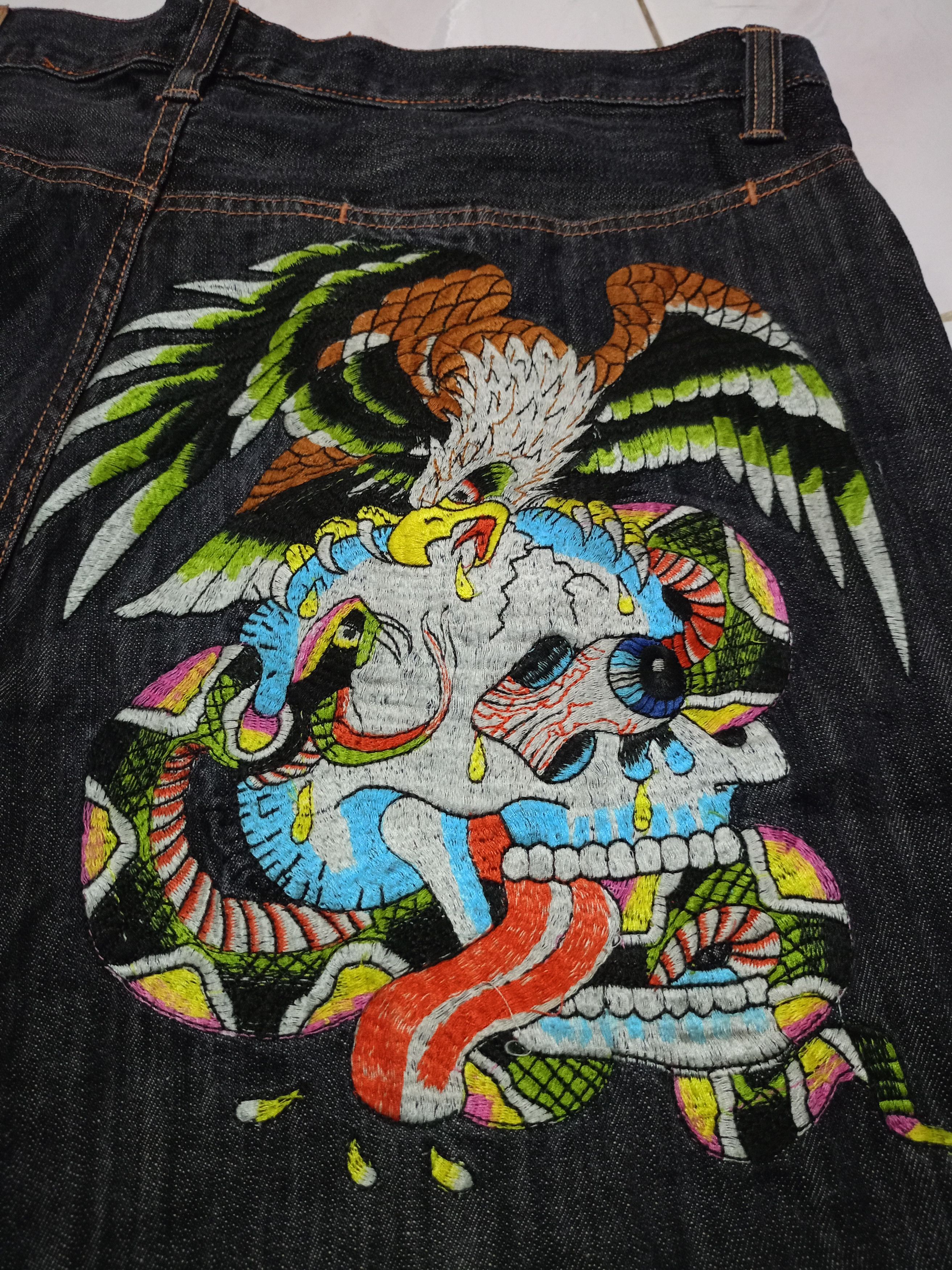Ed Hardy × Vintage 🔥Beggy ED HARDY BY CHRISTIAN AUDIGIER🔥 Size US 40 / EU 56 - 11 Thumbnail