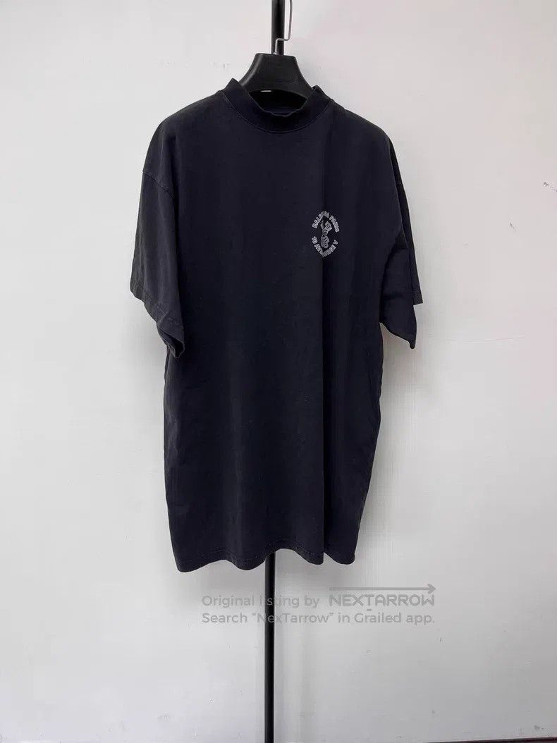 Balenciaga Balenciaga Letter short sleeve round neck T-shirt men's Size US S / EU 44-46 / 1 - 1 Thumbnail