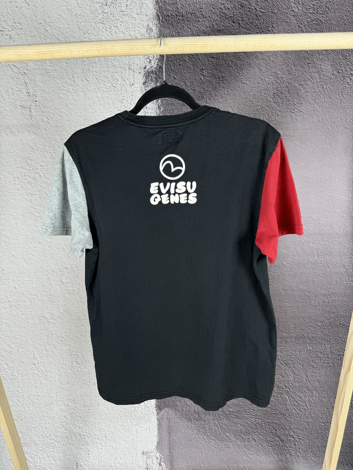 Evisu Evisu Genes Buddha Tshirt Mens Size Medium Black Red Japan Size US M / EU 48-50 / 2 - 7 Thumbnail