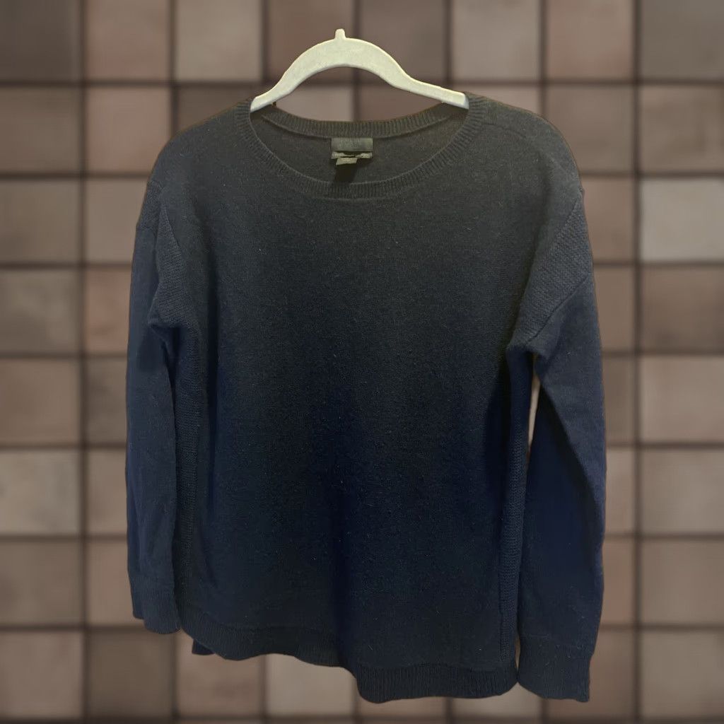 J.Crew VINTAGE J.CREW Women’s Sweater Crew Neck XS Blue Cashmere All Seasons Size XS / US 0-2 / IT 36-38 - 1 Thumbnail
