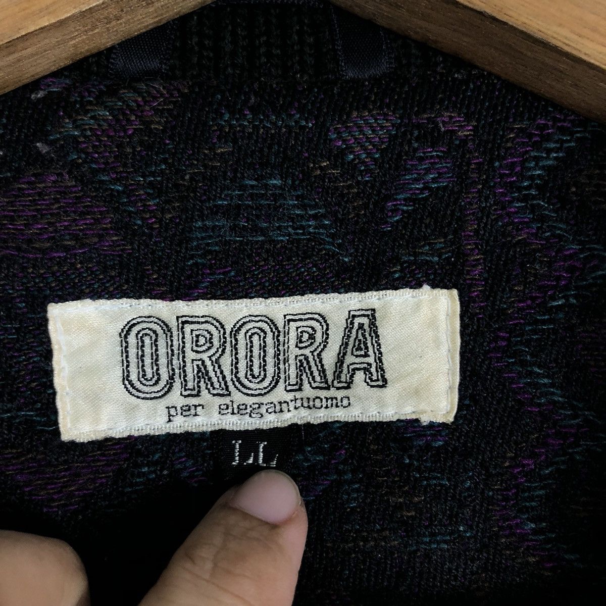 Japanese Brand Vintage Bomber Jacket Arora Full Print Double Breast Collar Size US L / EU 52-54 / 3 - 18 Thumbnail
