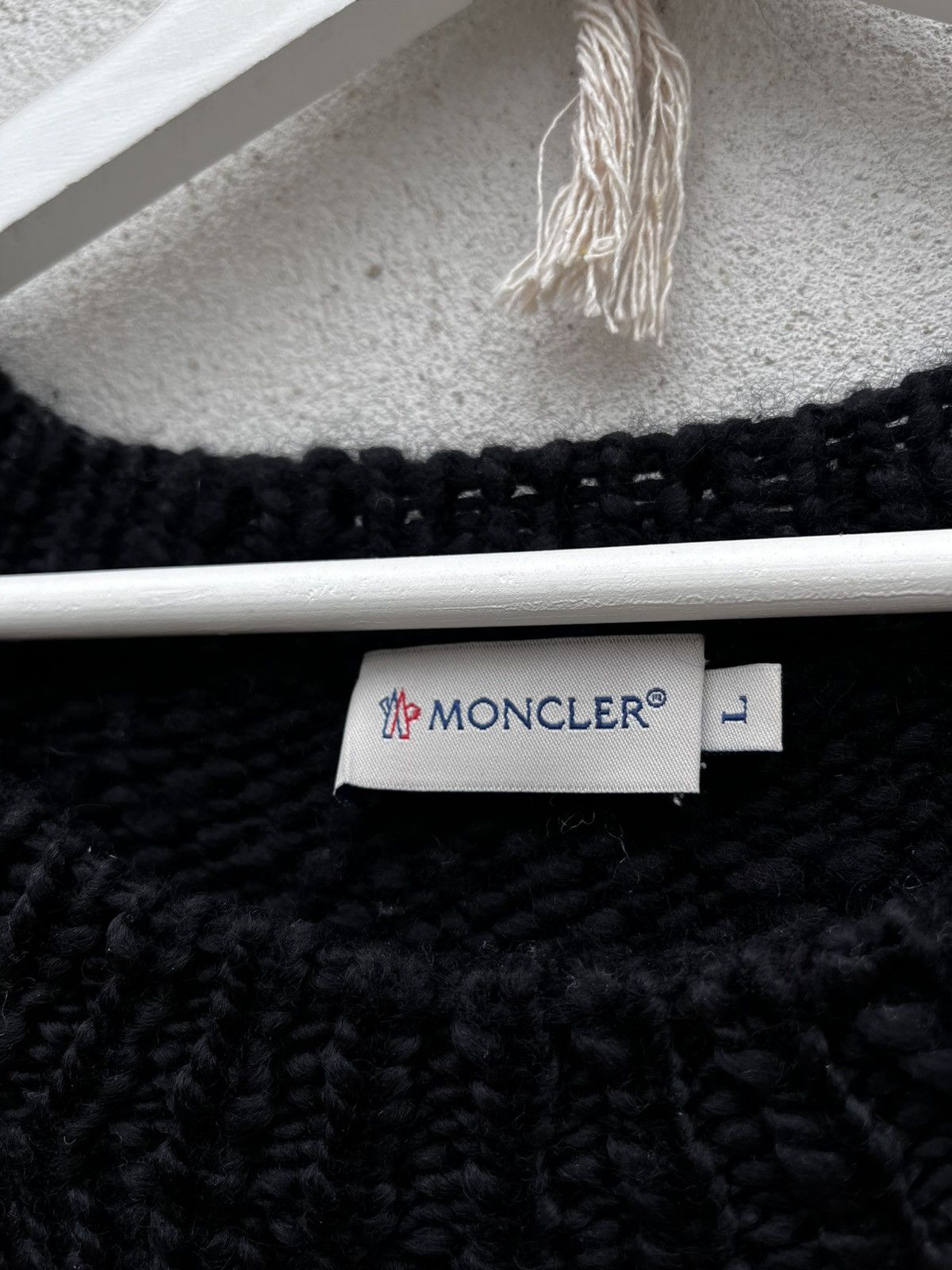 Moncler × Vintage sweater moncler maglione tricot girocollo knitted jumper Size L / US 10 / IT 46 - 5 Thumbnail