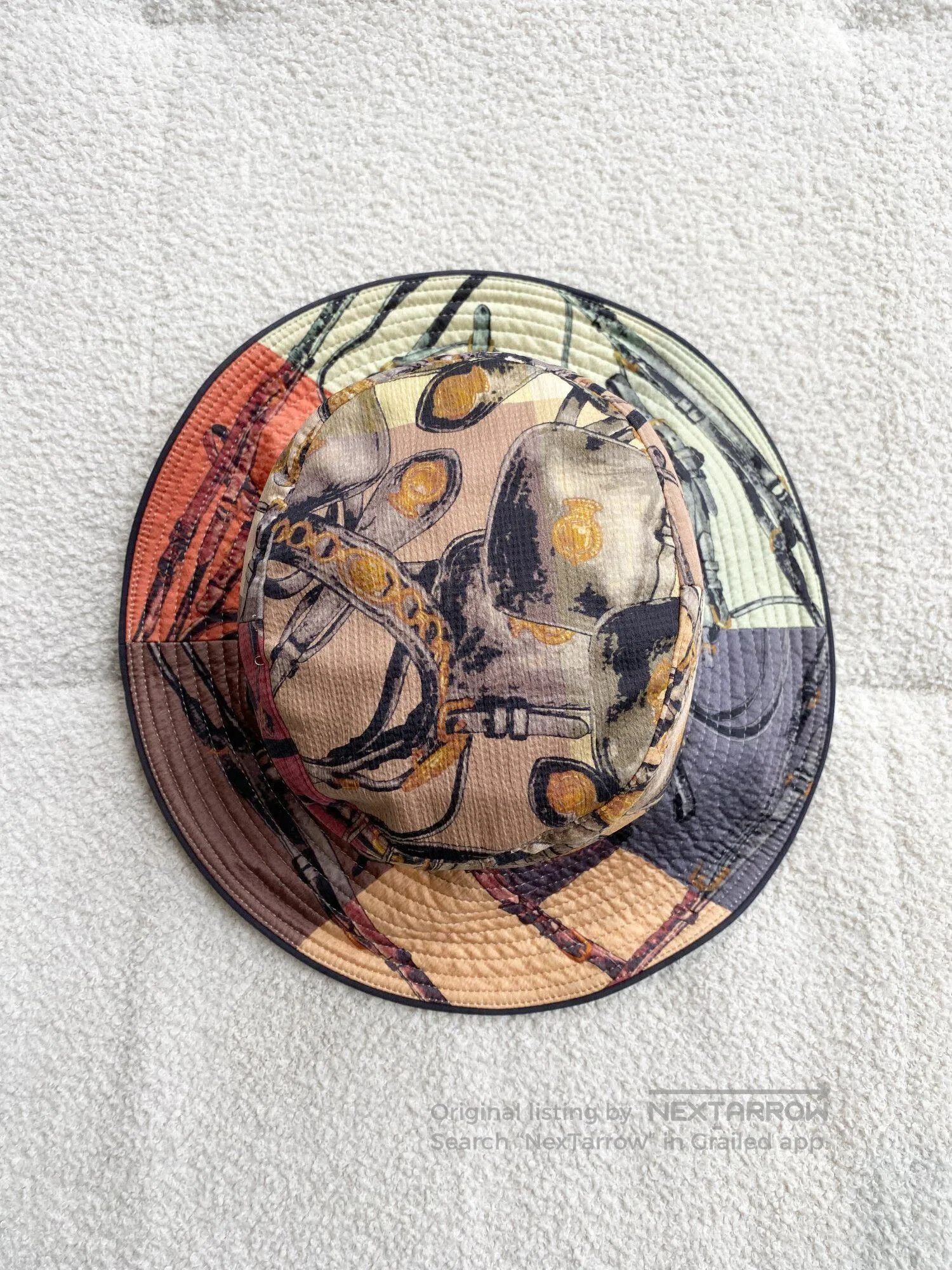 Hermes Hermes Size 57 Holiday patchwork bucket hat| Size ONE SIZE - 2 Thumbnail