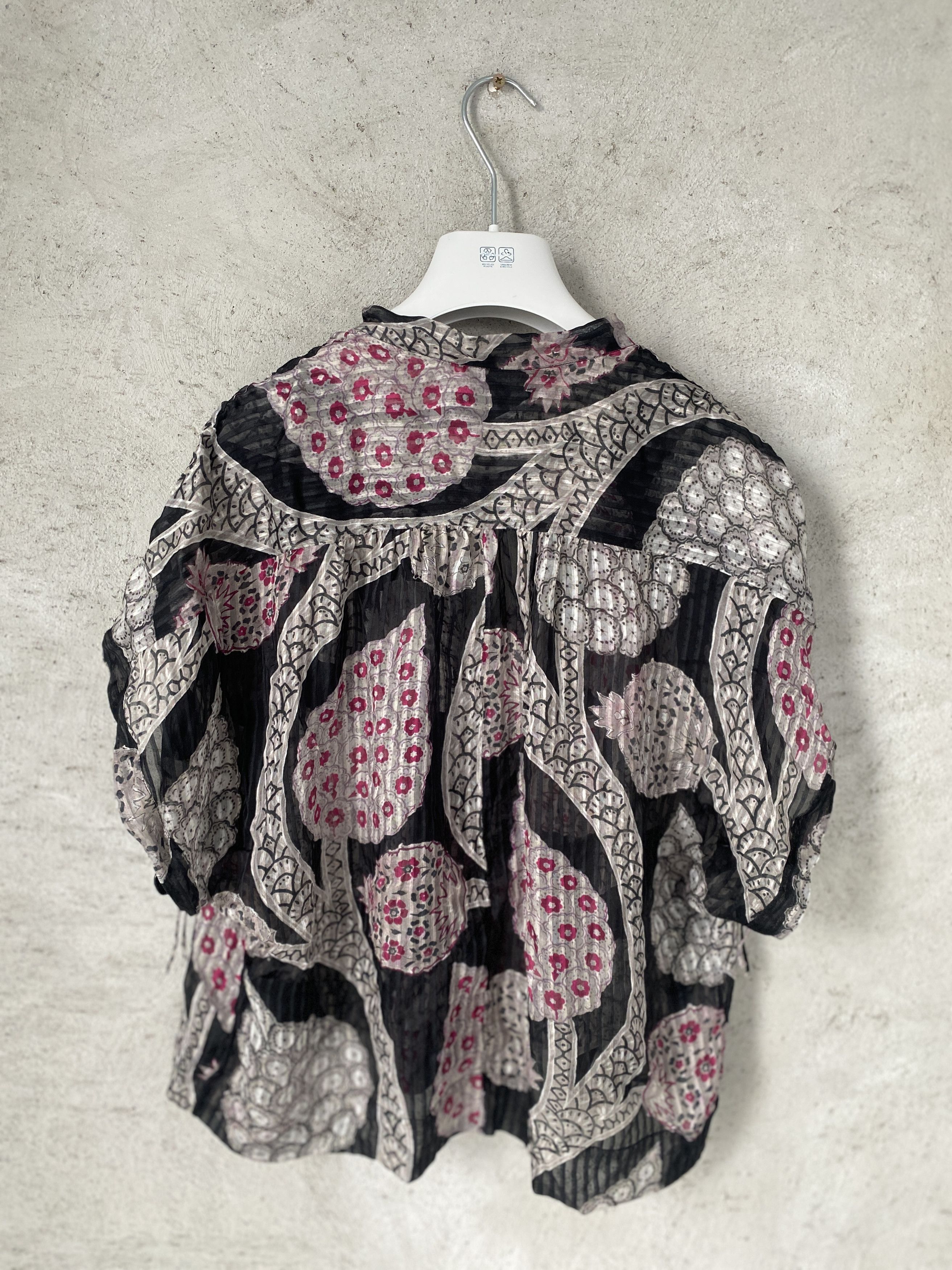Isabel Marant Isabel Marant printed silk blouse t-shirt sheer Size XS / US 0-2 / IT 36-38 - 8 Thumbnail