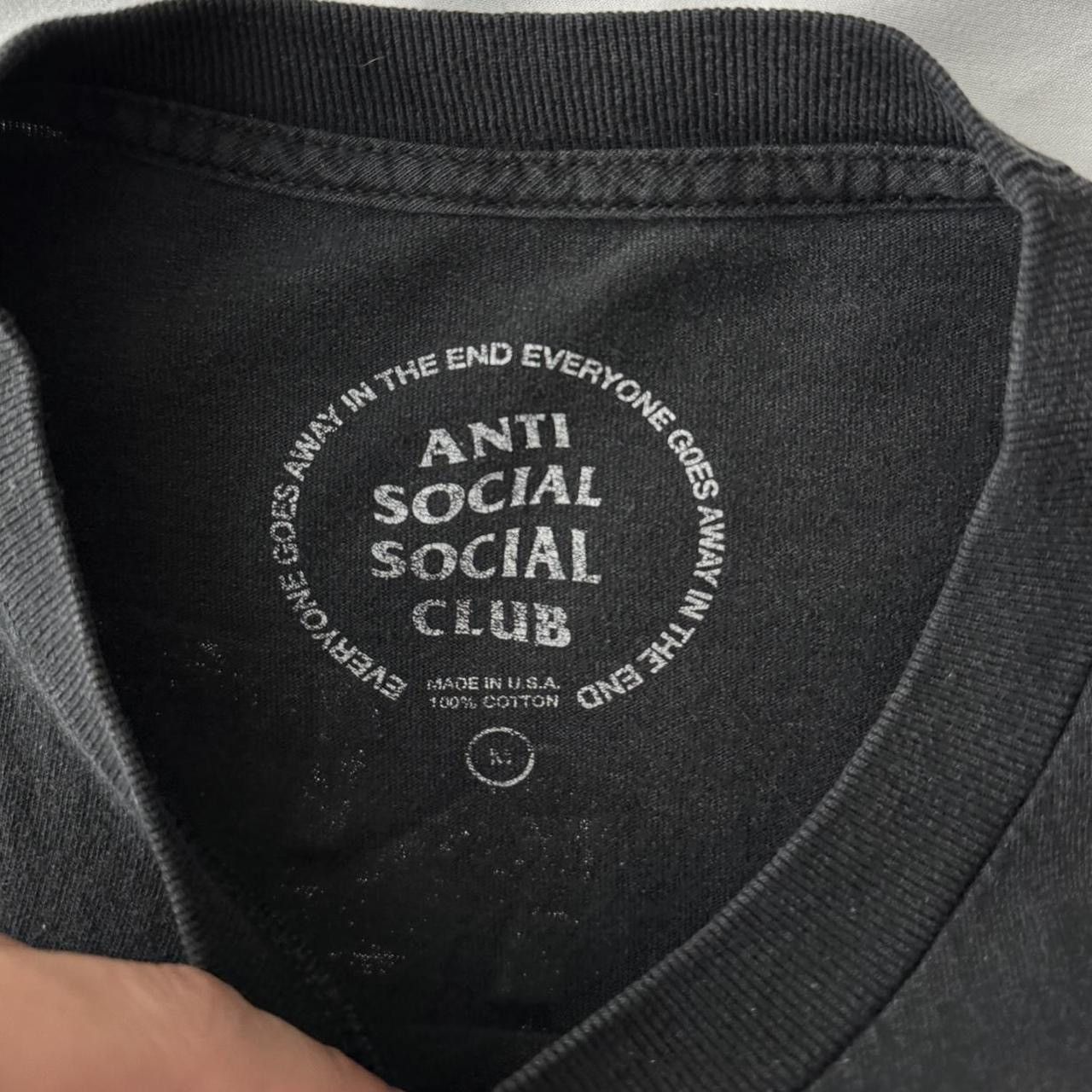 Anti Social Social Club Anti Social Social Club Exclusive Graphics Black Tee Shirt Size US M / EU 48-50 / 2 - 4 Thumbnail
