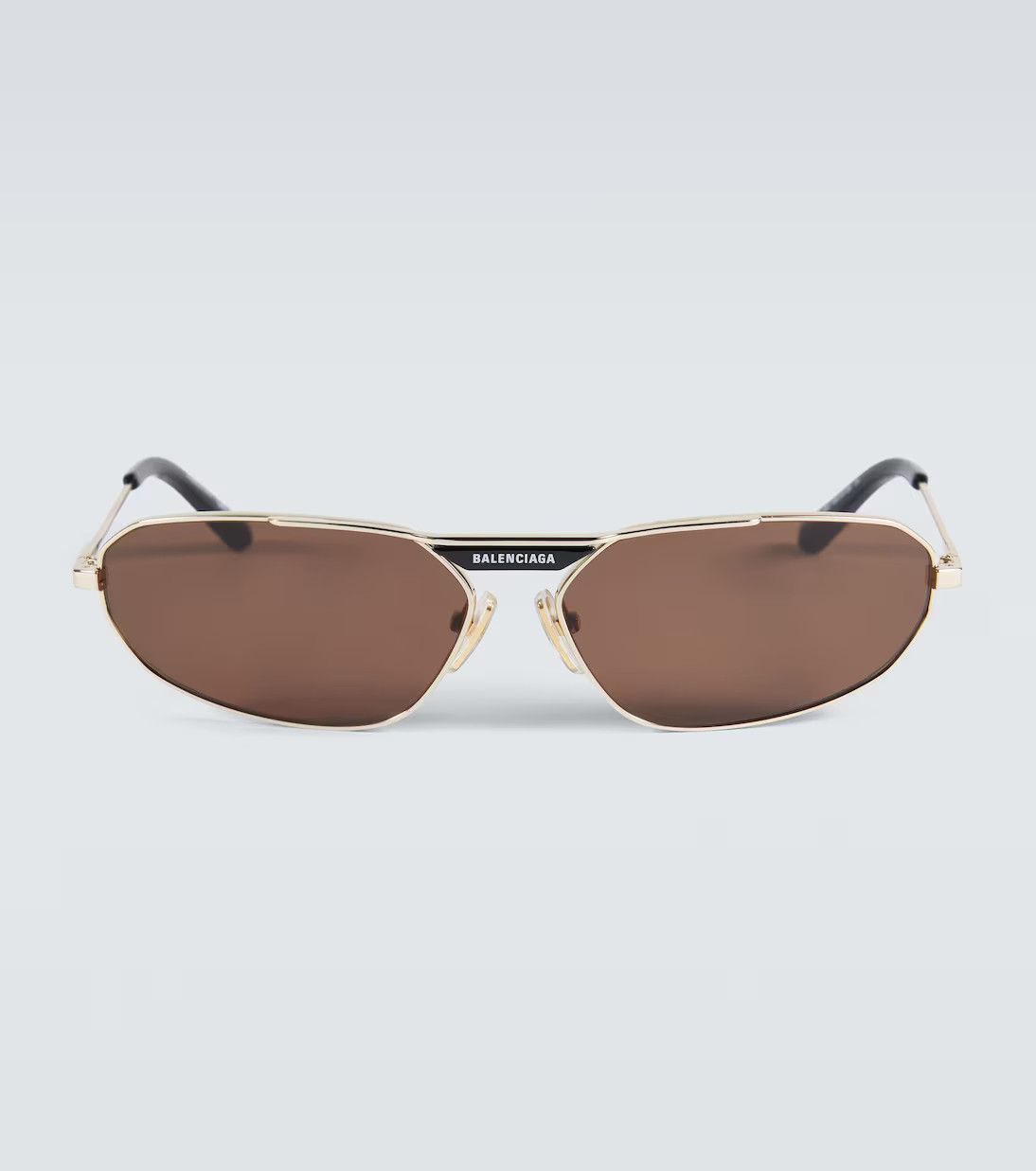 o1mt1gz0824 Size: OS / Tag 2.0 Oval Sunglasses in Gold