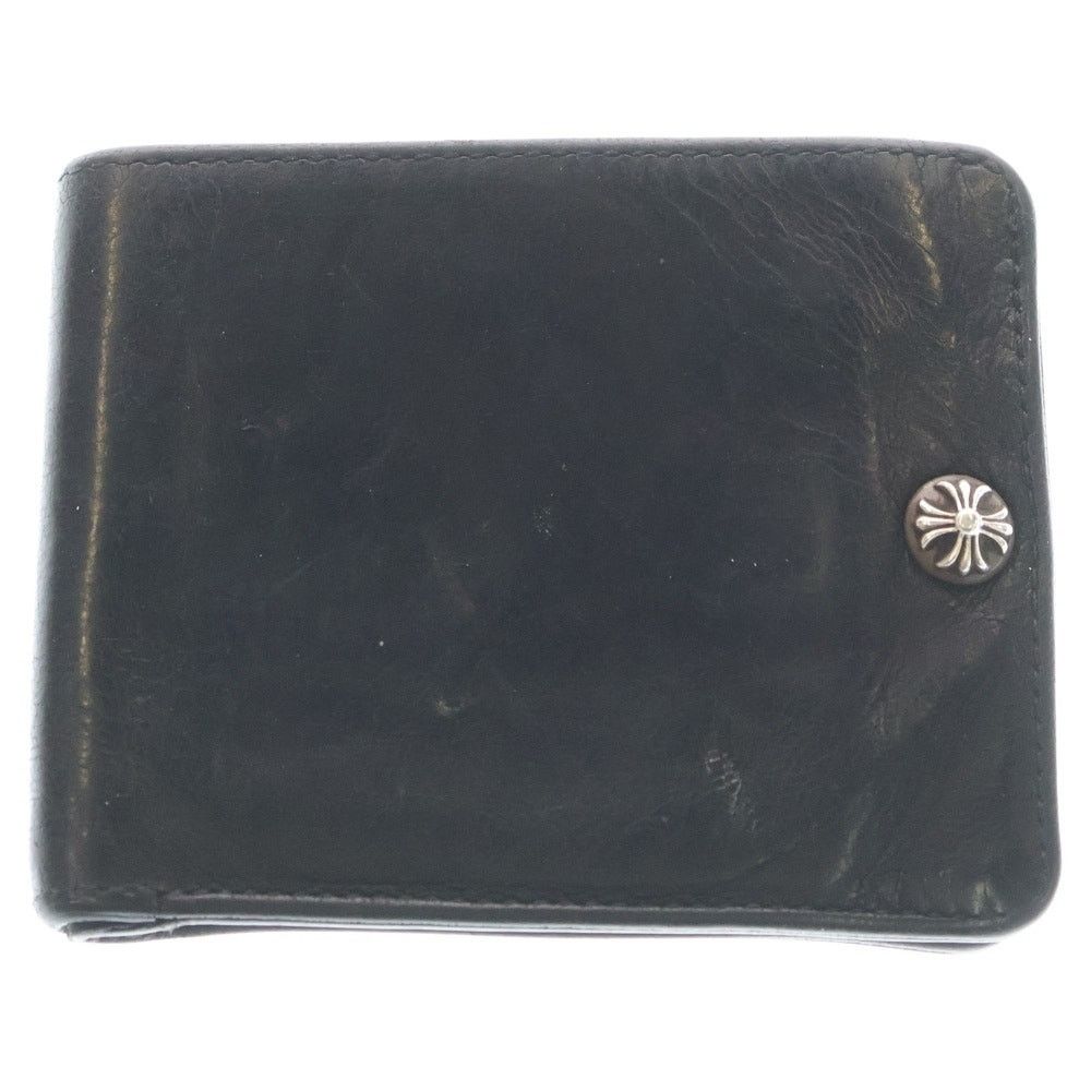 Chrome Hearts Chrome Hearts 1SNAP Cross Ball Button Wallet Black Size ONE SIZE - 1 Thumbnail