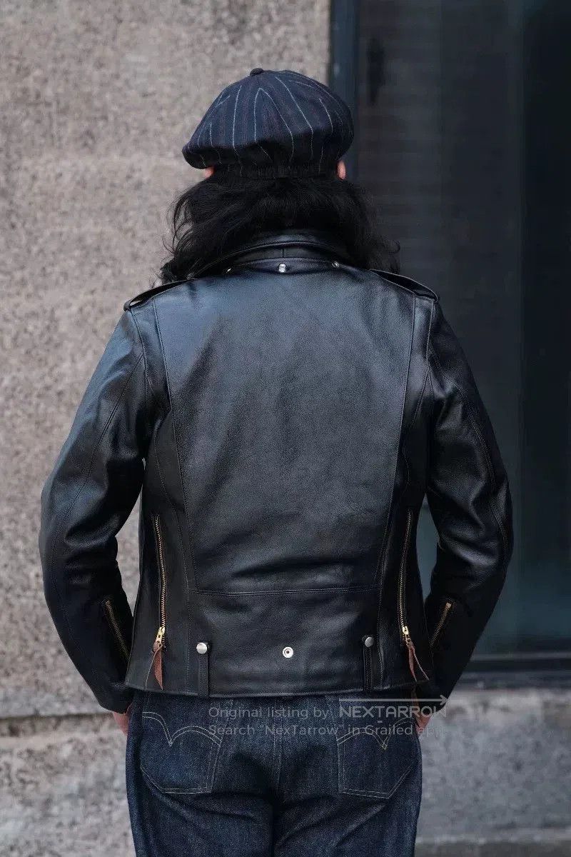 DOUBLE HELIX Double Helix J24 Polish Horse Leather Jacket. Size US XS / EU 42 / 0 - 9 Thumbnail