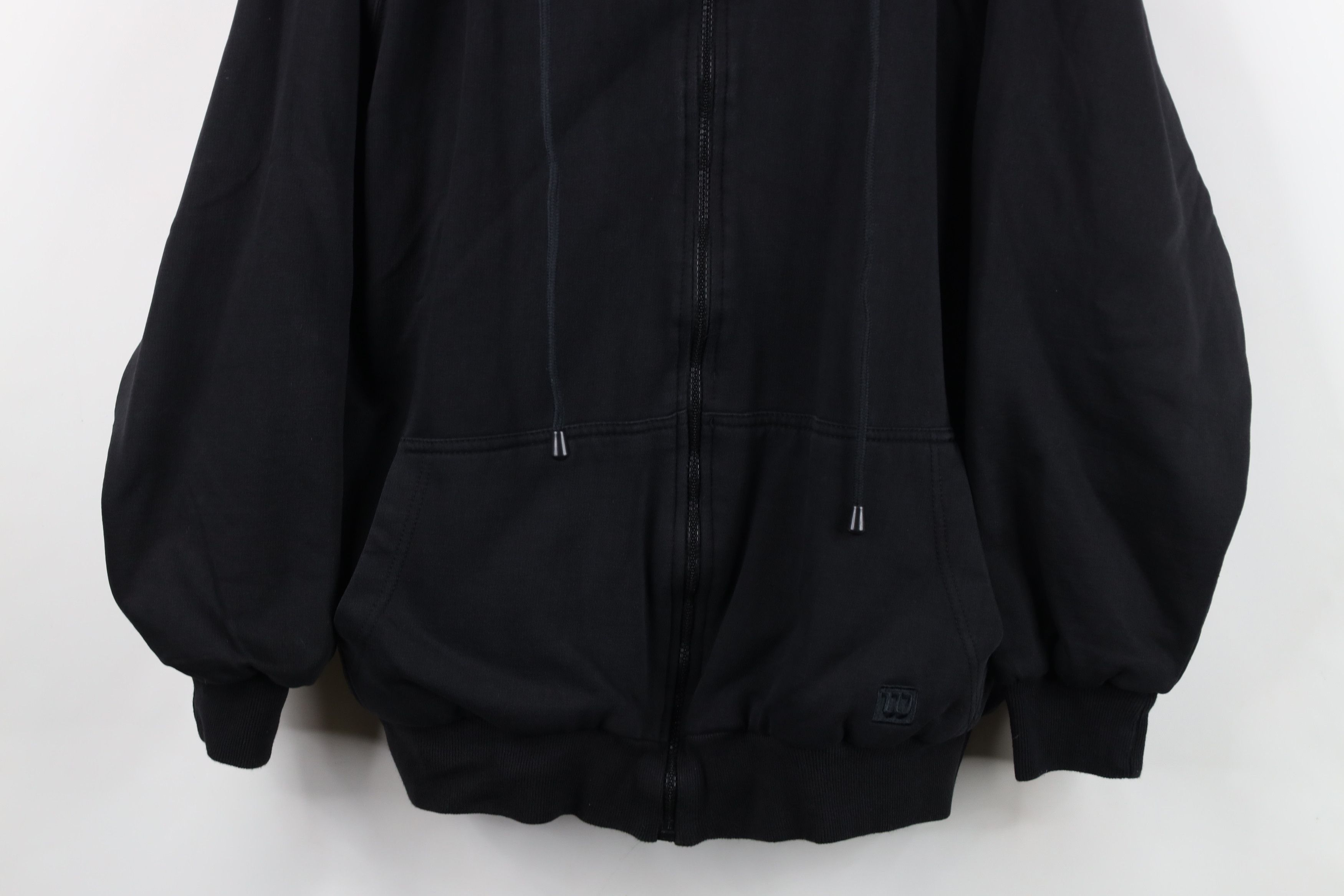 Vintage Vintage 90s Wilson Thermal Waffle Knit Lined Full Zip Hoodie Size US M / EU 48-50 / 2 - 3 Thumbnail