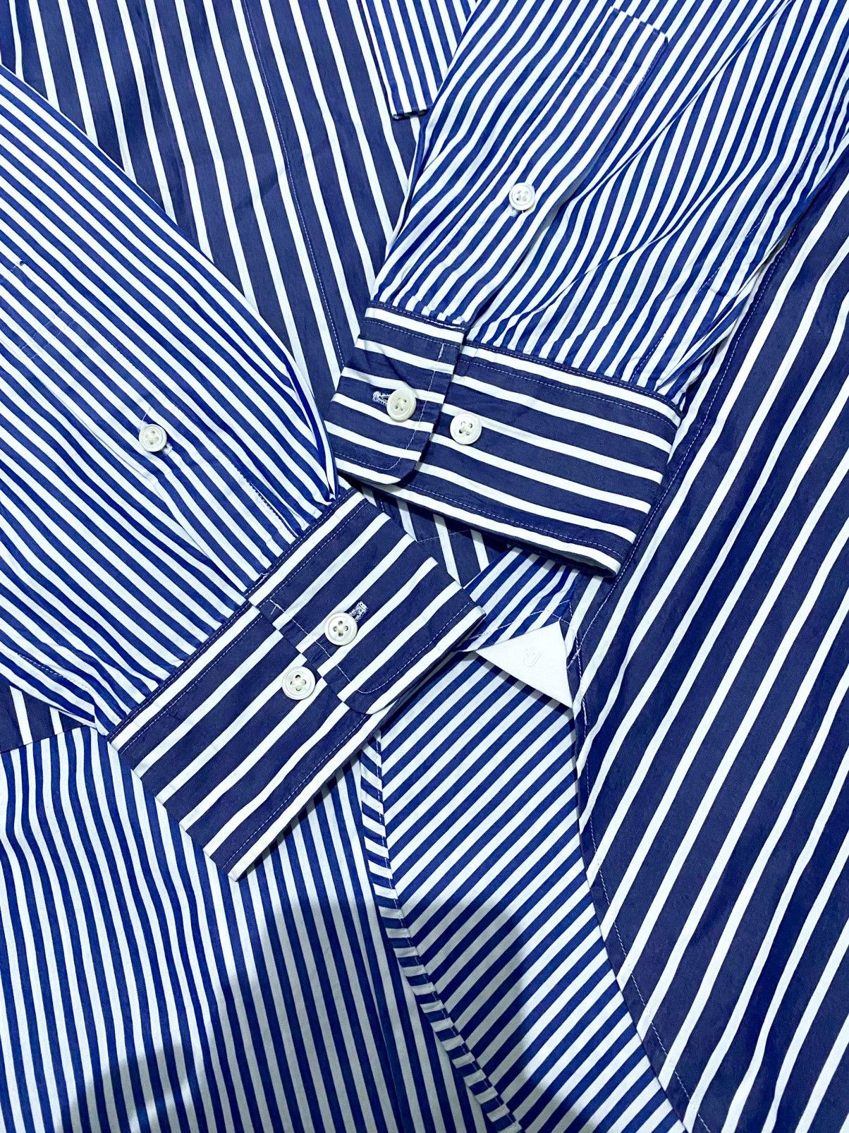 Japanese Brand × Jil Sander × Uniqlo Uniqlo x Jil Sander (+J) Oversize Stripe Shirt Size US L / EU 52-54 / 3 - 4 Thumbnail