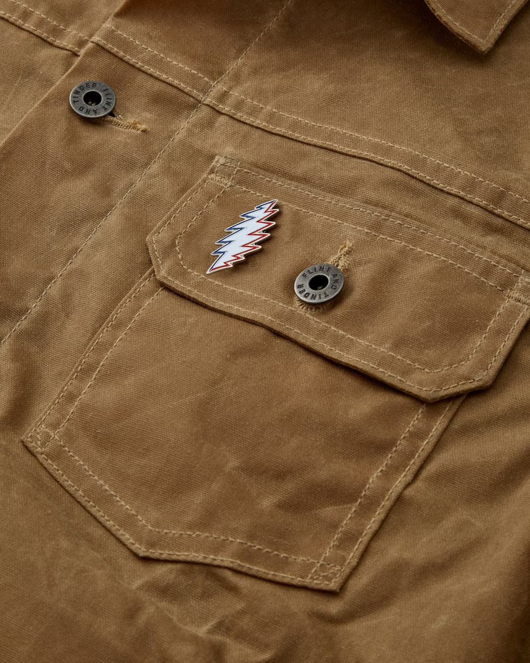 Flint And Tinder × Grateful Dead × Huckberry Huckberry x Grateful Dead Flannel-Lined Waxed Trucker Jacket Size US S / EU 44-46 / 1 - 4 Thumbnail