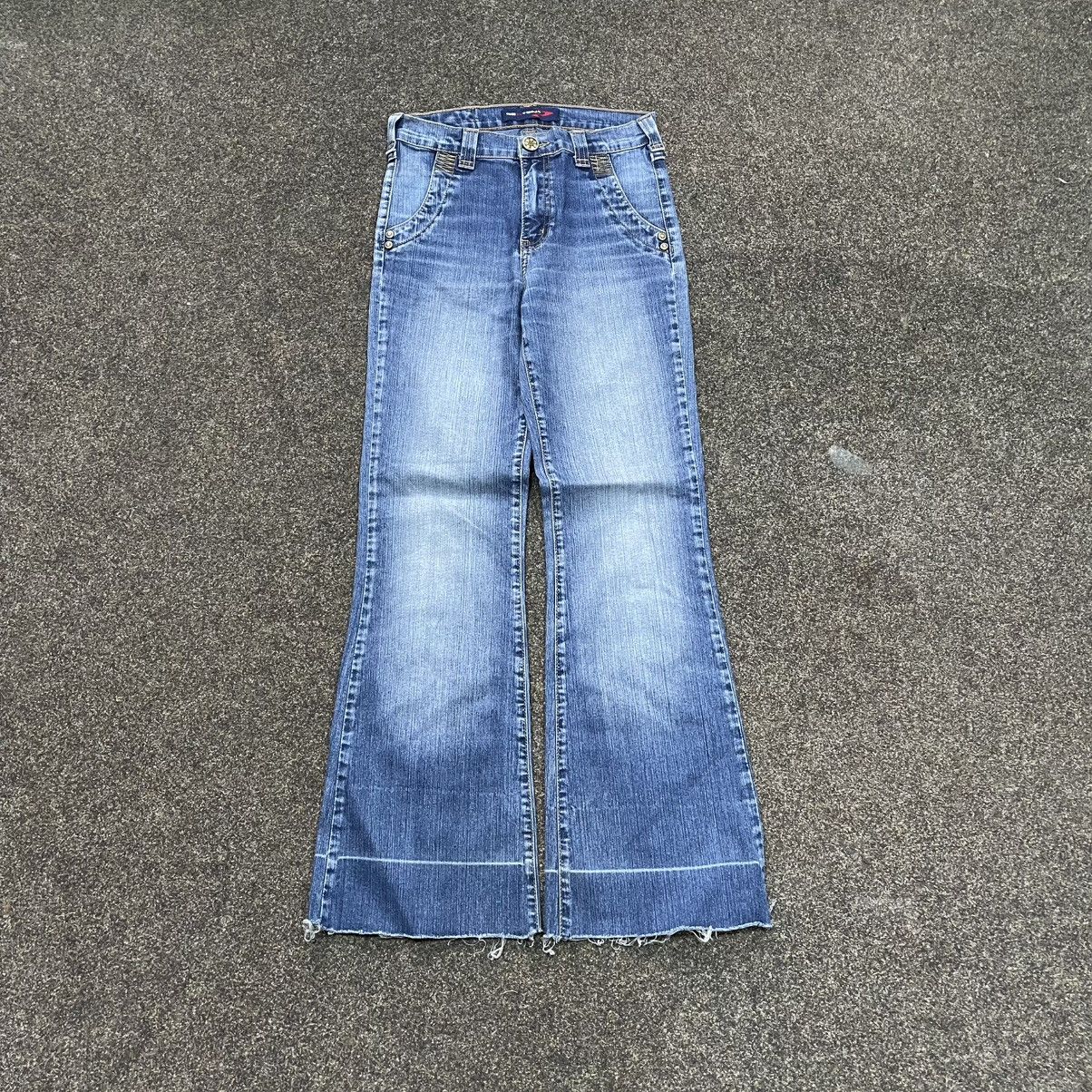 Vintage vintage pants bootcut jeans multi Y2K flared fade Size 32" / US 10 / IT 46 - 1 Thumbnail
