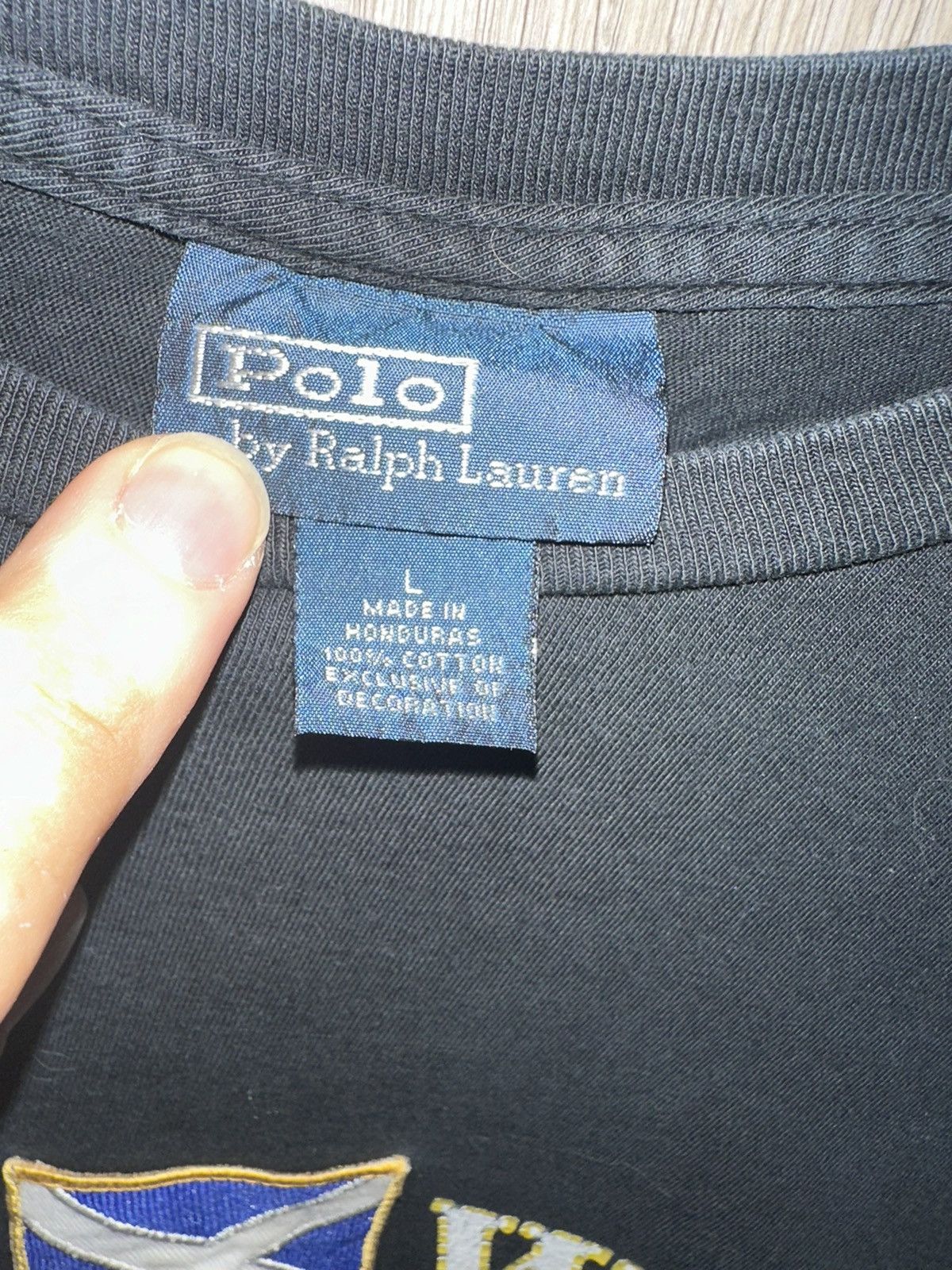 Polo Ralph Lauren Vintage Polo Ralph Lauren Black Watch T-shirt Size US L / EU 52-54 / 3 - 3 Thumbnail