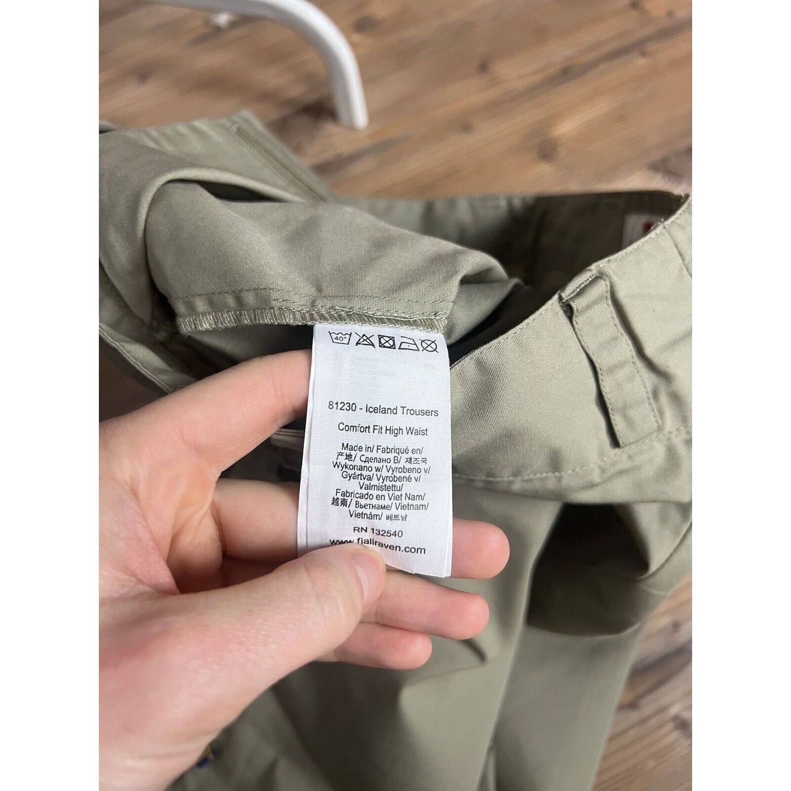 Fjallraven Fjallraven Iceland Beige G-1000 Multipocket Cargo Hiking Pan Size US 32 / EU 48 - 13 Thumbnail