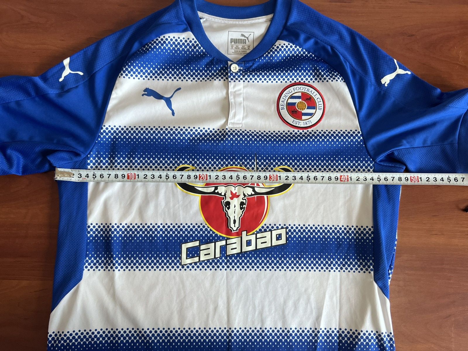 Puma 2018/2019 Puma Reading Home Soccer Jersey Men’s Blue Size M Size US M / EU 48-50 / 2 - 9 Thumbnail