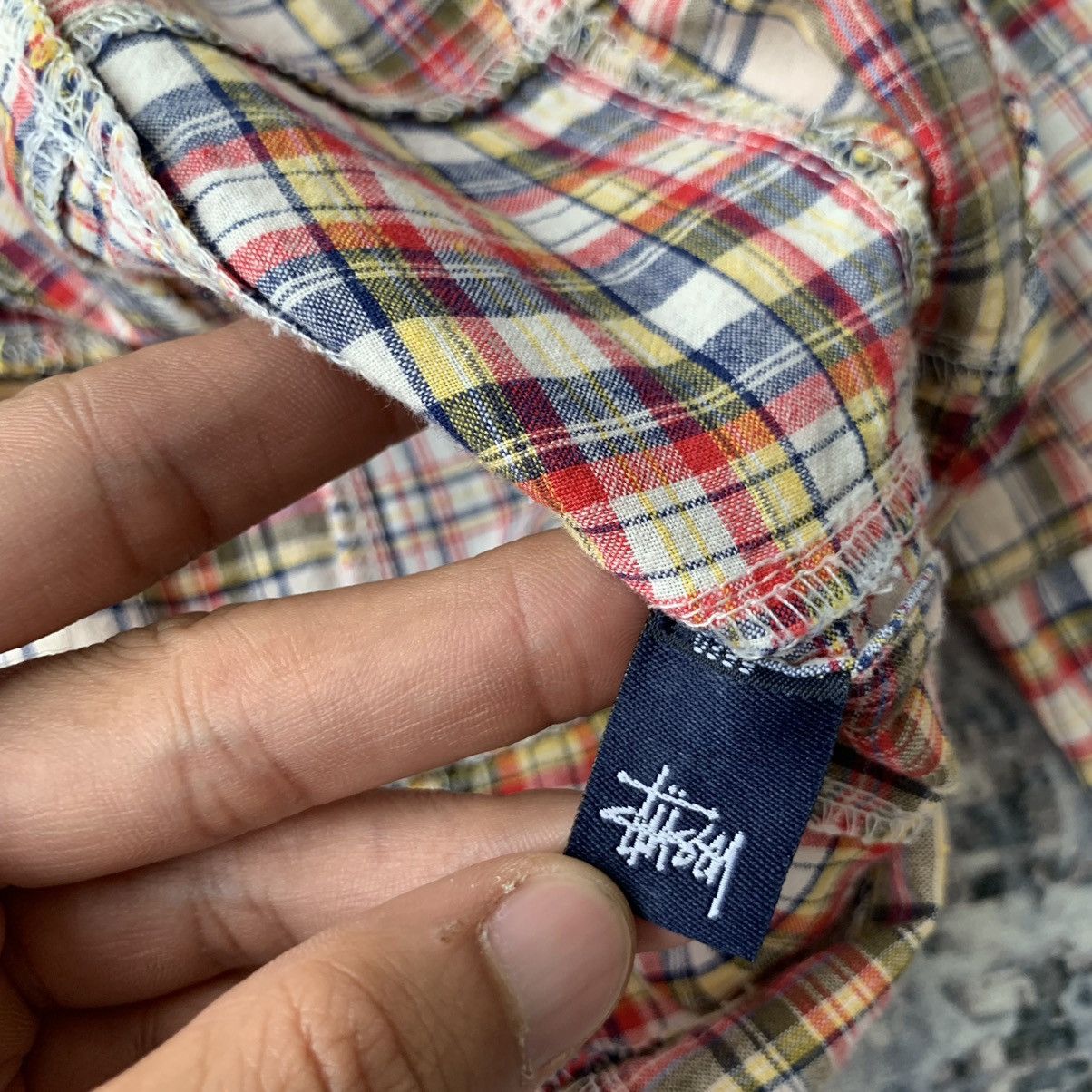 Stussy × Vintage 90’s Stussy Patchwork Button Up Size US S / EU 44-46 / 1 - 7 Thumbnail