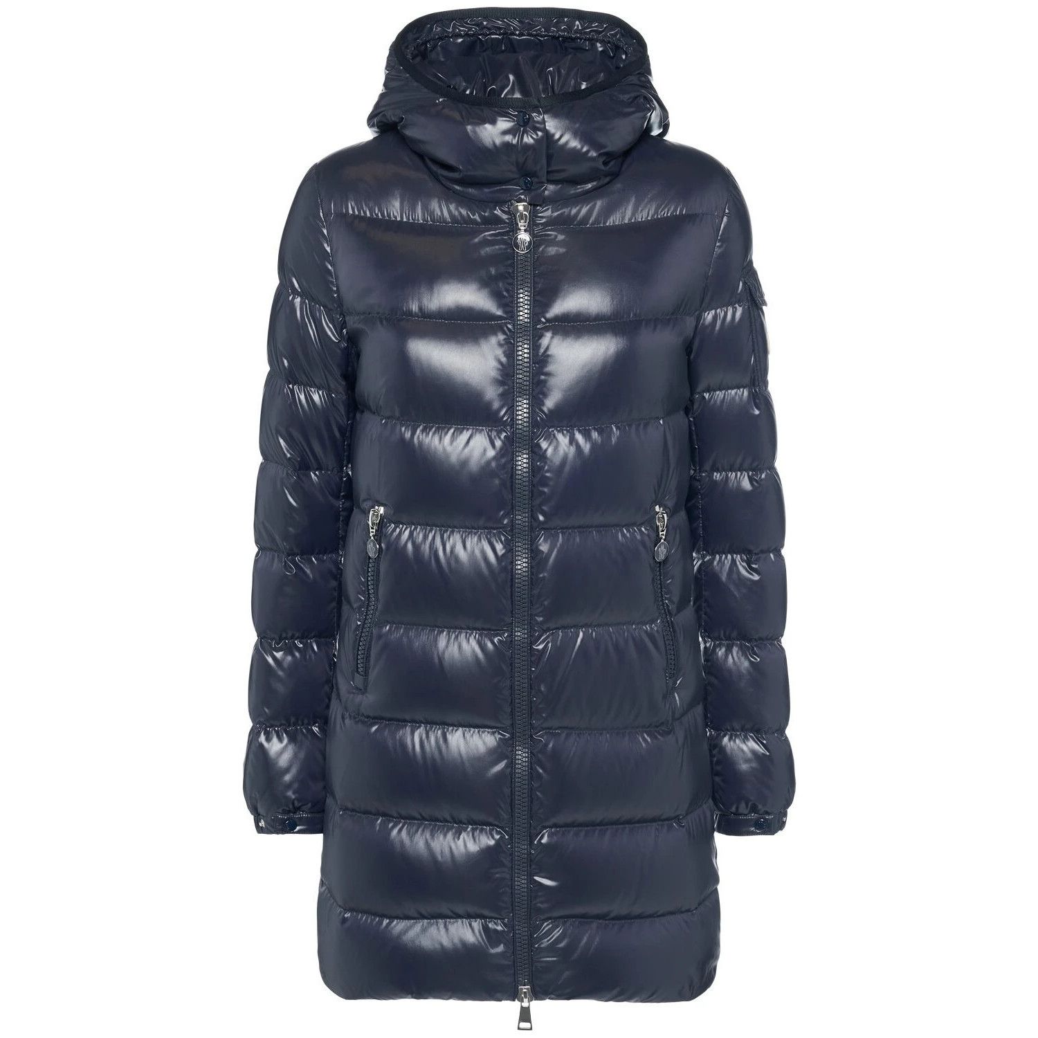 MONCLER Courcelles $ 2440 Women's Navy Down Jacket New (Wome