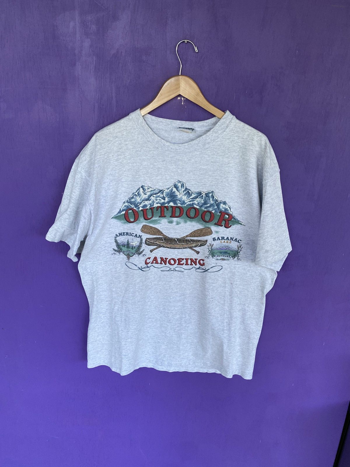 Other Vintage 90s Outdoor canoeing nature tee Size US XL / EU 56 / 4 - 1 Thumbnail