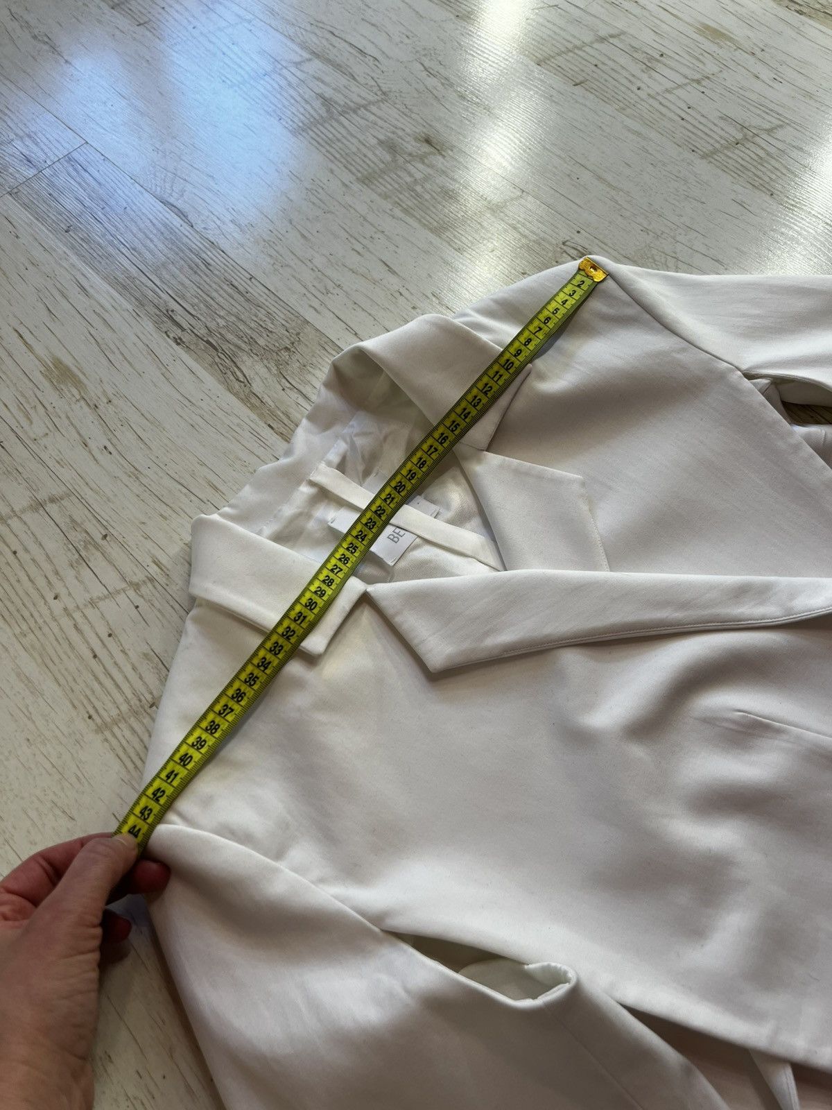 Bevza BEVZA Crossed Asymmetric Jacket White Size S Size S / US 4 / IT 40 - 16 Thumbnail