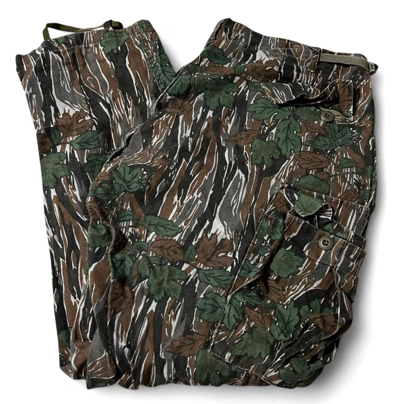 Vintage VINTAGE 90s Smokey Branch Camo Cargo Pants Mens 38 X30 Brown Military Style Size US 38 / EU 54 - 2 Thumbnail