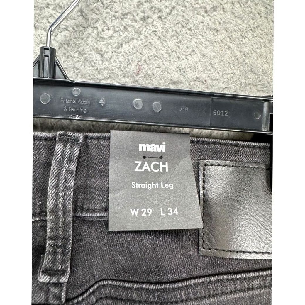 Mavi Mavi Zach Jeans Mens 29X34 Dark Grey Straight Denim Pants NEW Size US 29 - 6 Thumbnail