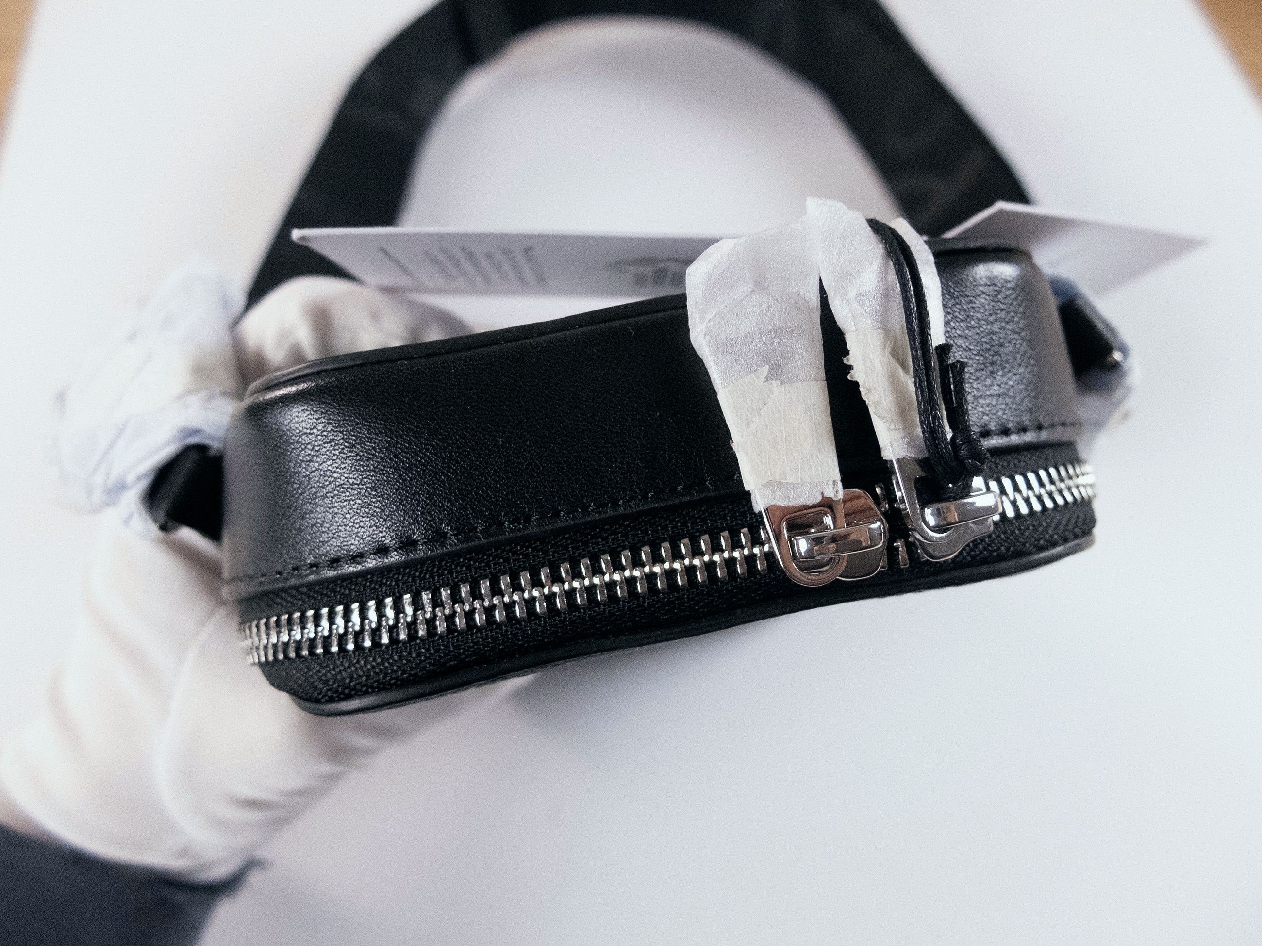 Paul Smith PAUL SMITH black mini leather flight bag crossbody q Size ONE SIZE - 8 Thumbnail