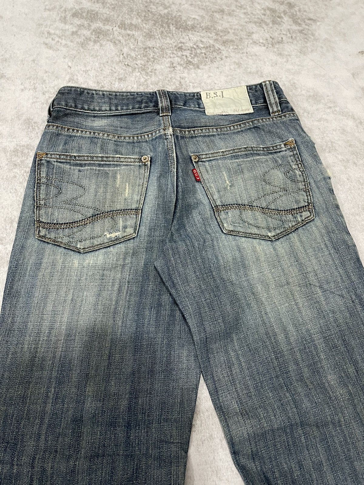 Hysteric Glamour × If Six Was Nine × Le Grande Bleu (L.G.B.) 2000s BSJ japan Destroy wash denim y2k style Size US 27 - 7 Thumbnail