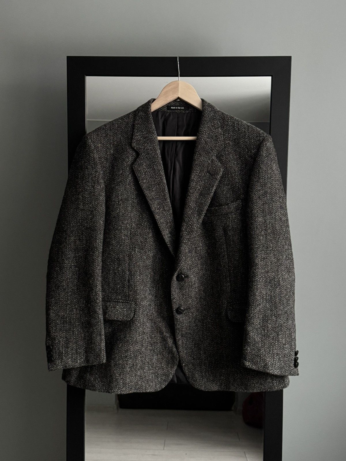 Harris Tweed Vintage Harris Tweed St Michael England Wool Blazer Size 44R - 3 Thumbnail