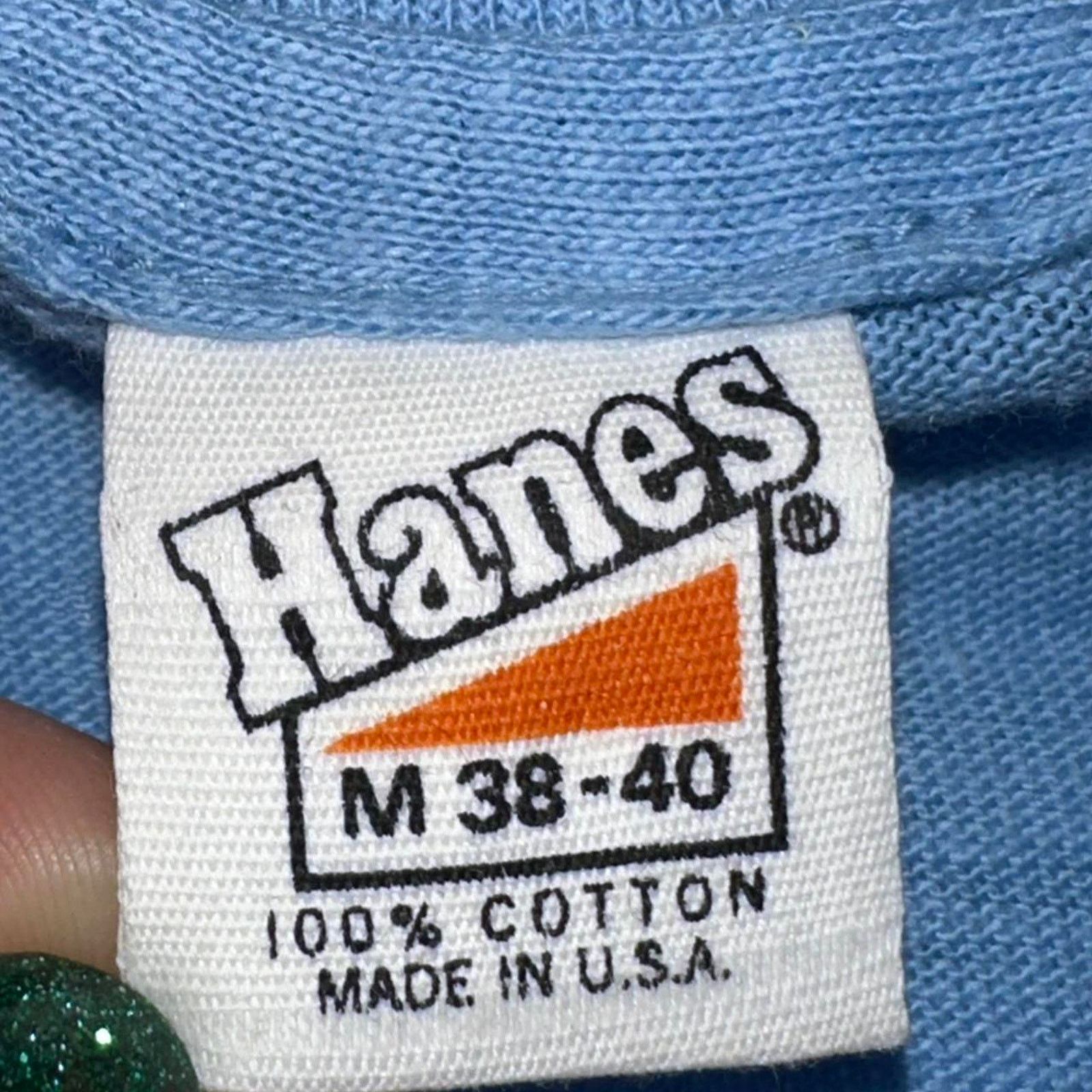 Hanes × Vintage Vintage 1977 Single Stitch Elvis Presley T Shirt size M Size US M / EU 48-50 / 2 - 4 Thumbnail