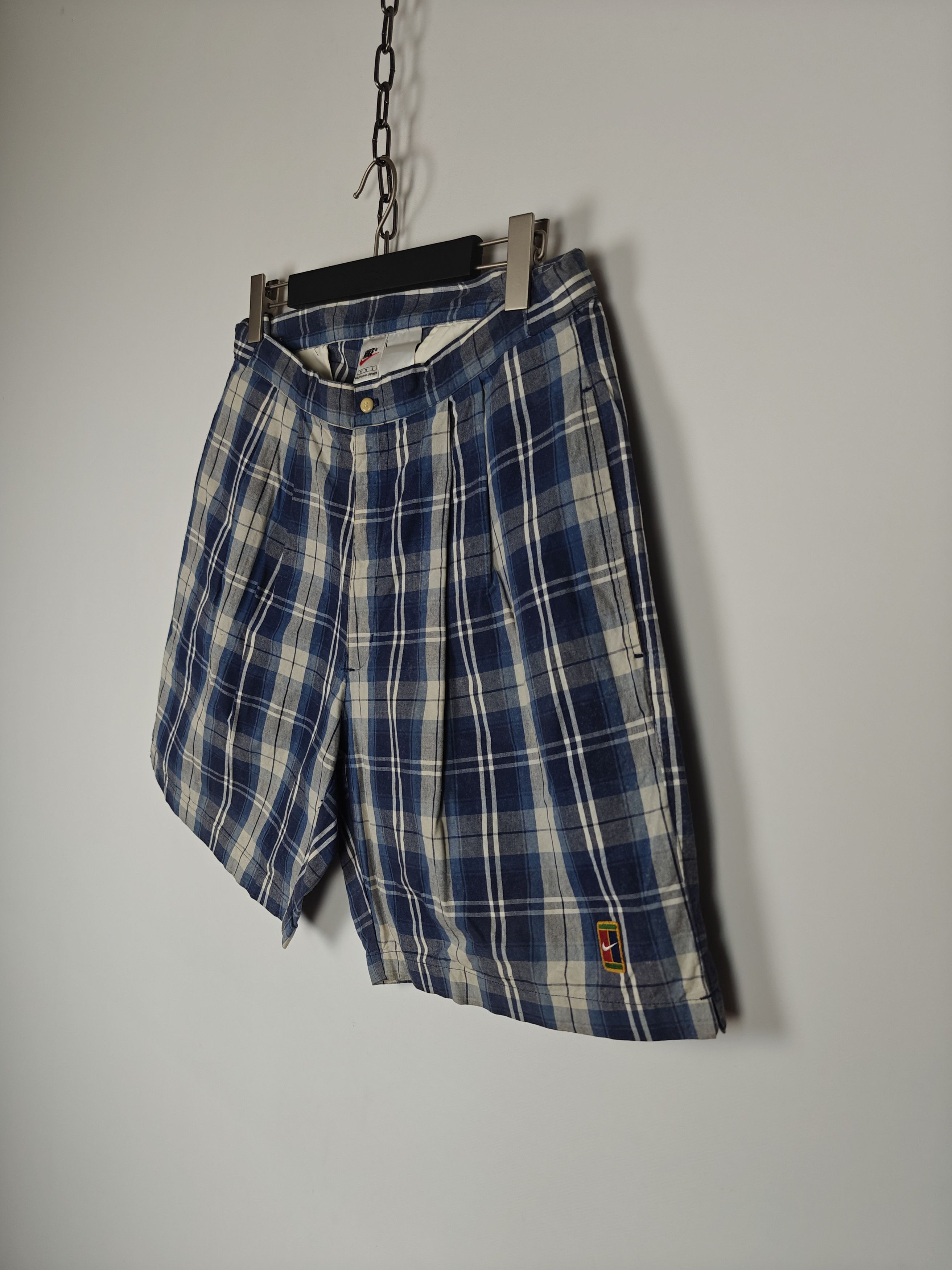 Nike Nike Challenge Court Shorts VTG Check size 36 Size US 36 / EU 52 - 6 Thumbnail