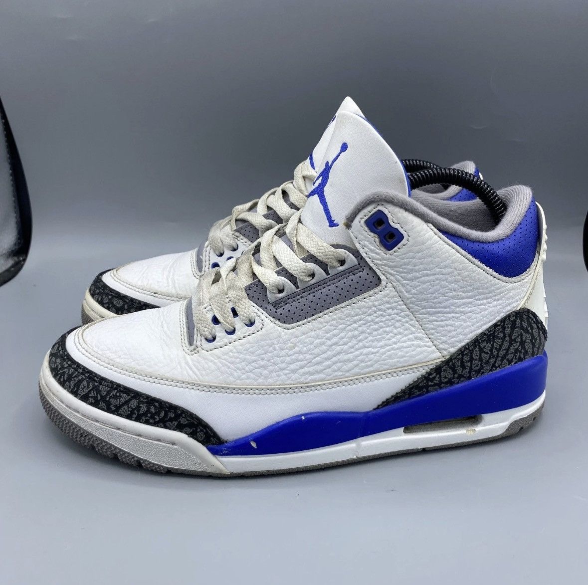 Nike Nike Air Jordan III RETRO 3 Racer Blue Cement OG 7.5 Size US 7.5 / EU 40-41 - 4 Thumbnail