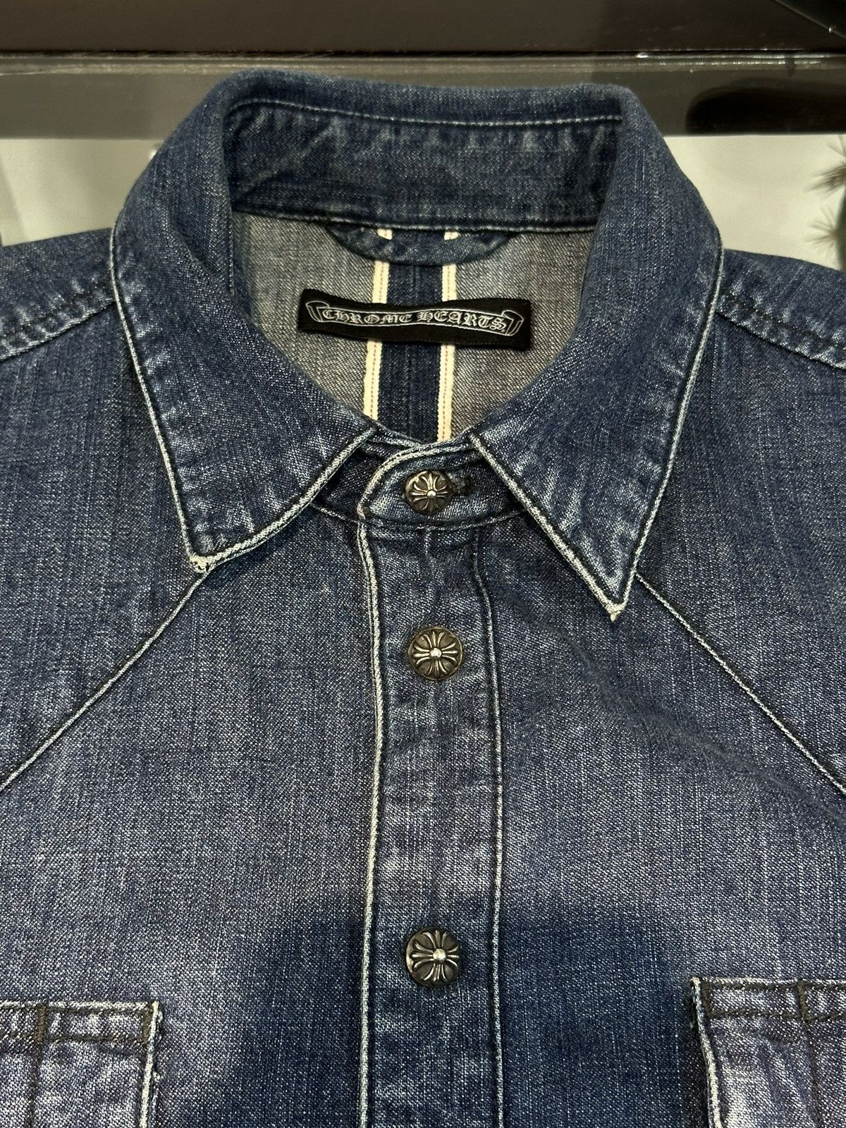 Chrome Hearts Chrome Hearts Vintage Denim Western Size US M / EU 48-50 / 2 - 5 Thumbnail