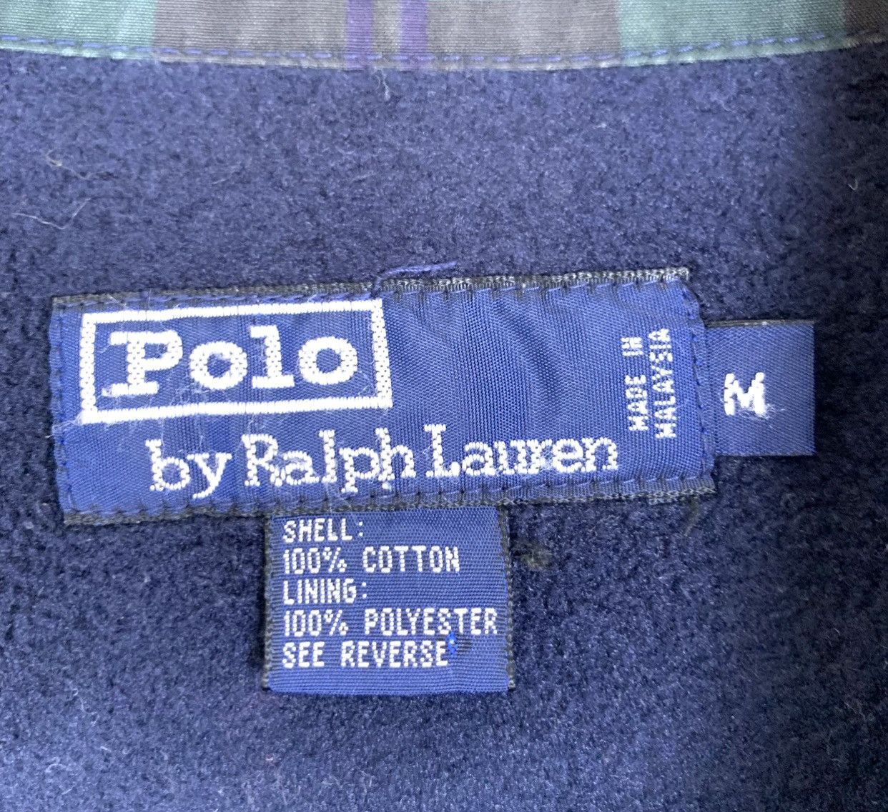 Vintage Polo by Ralph Lauren Plaid Full Zip Jacket