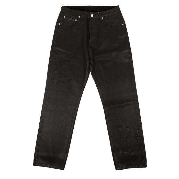 Black Coated Denim Jeans