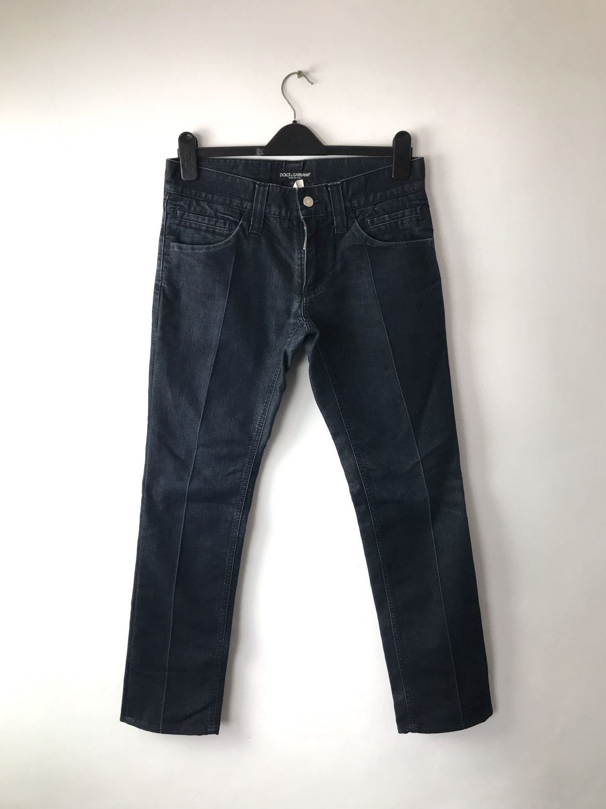 Dolce & Gabbana Dolce & Gabbana D&G Blue Striped Skinny,Wide Bottom Jeans Size 36" / US 14 / IT 50 - 4 Thumbnail