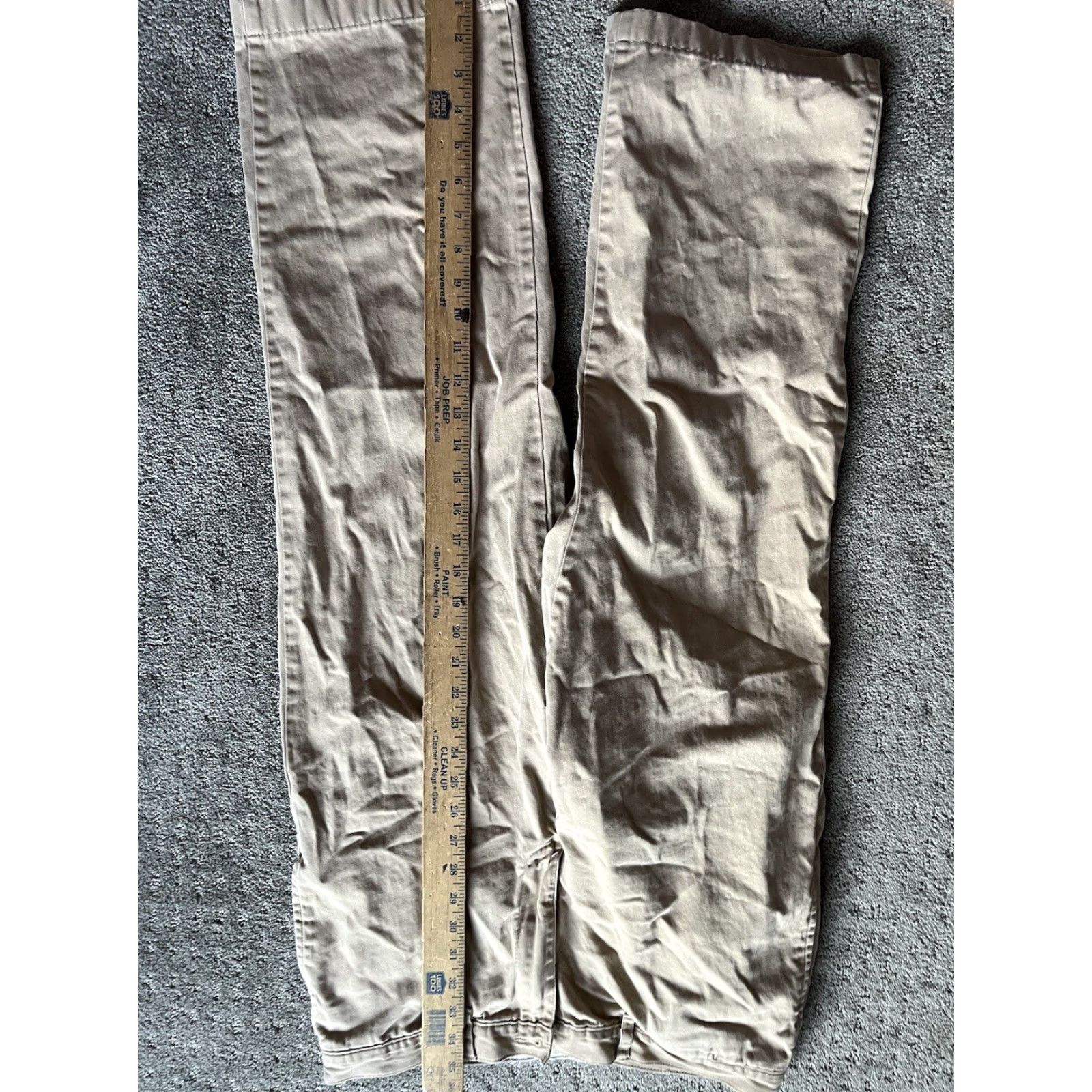 Lands' End VINTAGE Lands' End Chino Pants Men 33x25 Beige Regular 33 Inseam 25 In Beige Mens Chino Pants 1990s Size US 33 - 5 Thumbnail
