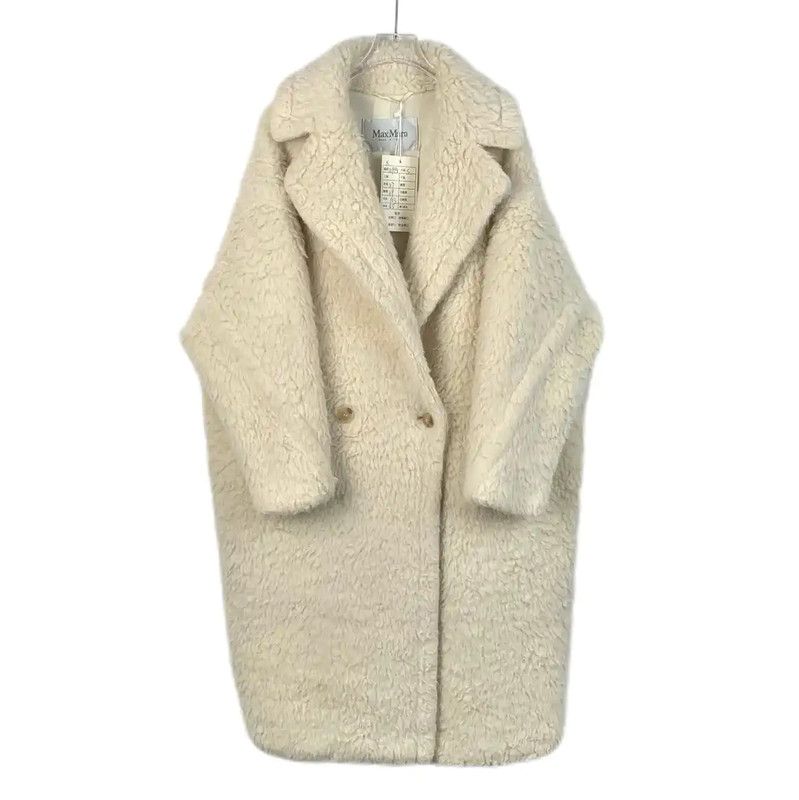 Max Mara MaxMara Cream Alpaca Wool Ladies Coat 0089 Size S / US 4 / IT 40 - 1 Thumbnail