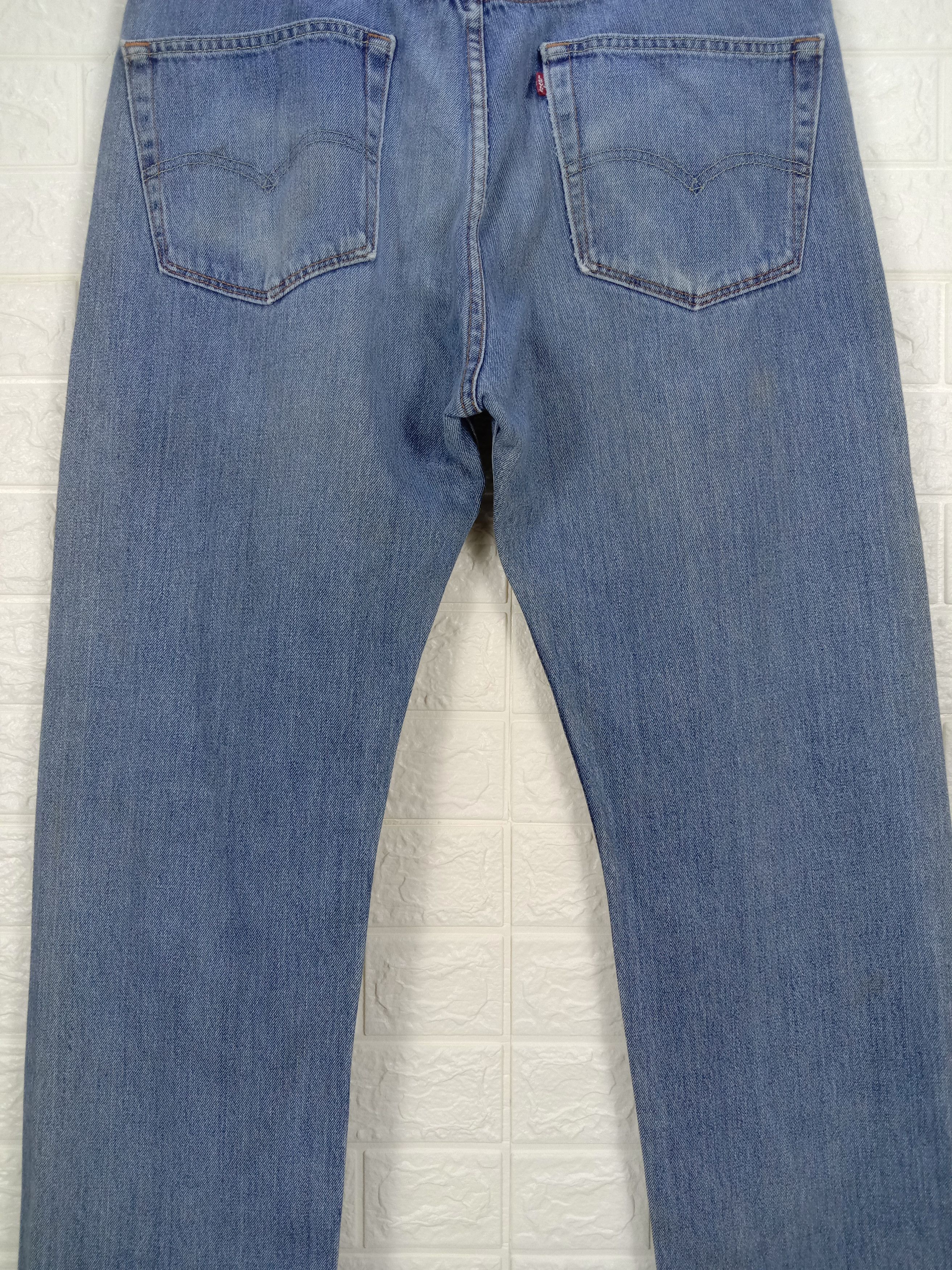 Levi's Vintage Levi's 505 Jeans Blue Wash Distressed Denim Size US 38 / EU 54 - 7 Thumbnail