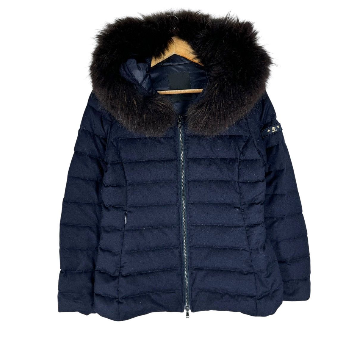 TATRAS 🌟TARTAS FUR HOODIE GOOSE DOWN JACKET Size M / US 6-8 / IT 42-44 - 1 Thumbnail
