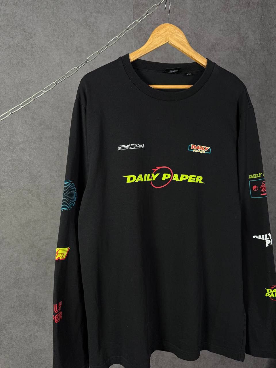 Daily Paper Daily Paper designer streetwear Y2K overprinted longsleeve Size US XL / EU 56 / 4 - 3 Thumbnail
