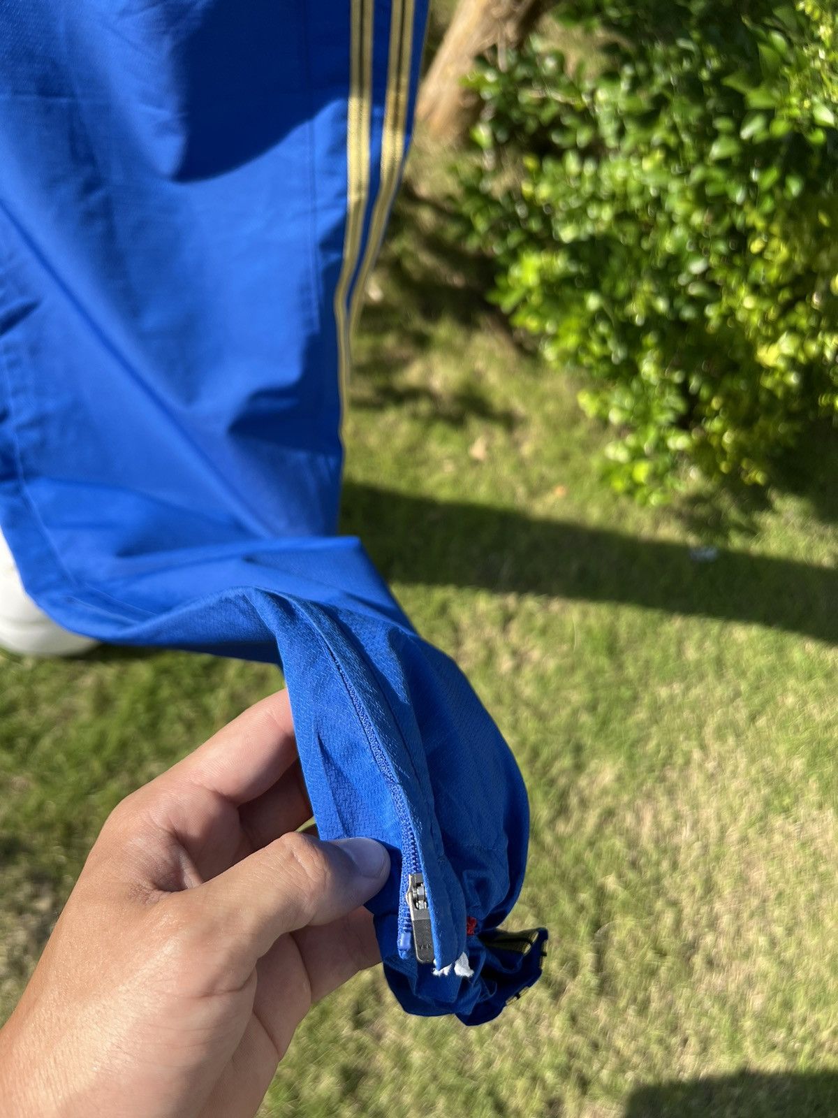 Adidas × Vintage 90's ADIDAS CLIMAPROOF PROFESSIONAL RARE BAGGY TRACK PANTS Size US 34 / EU 50 - 4 Thumbnail